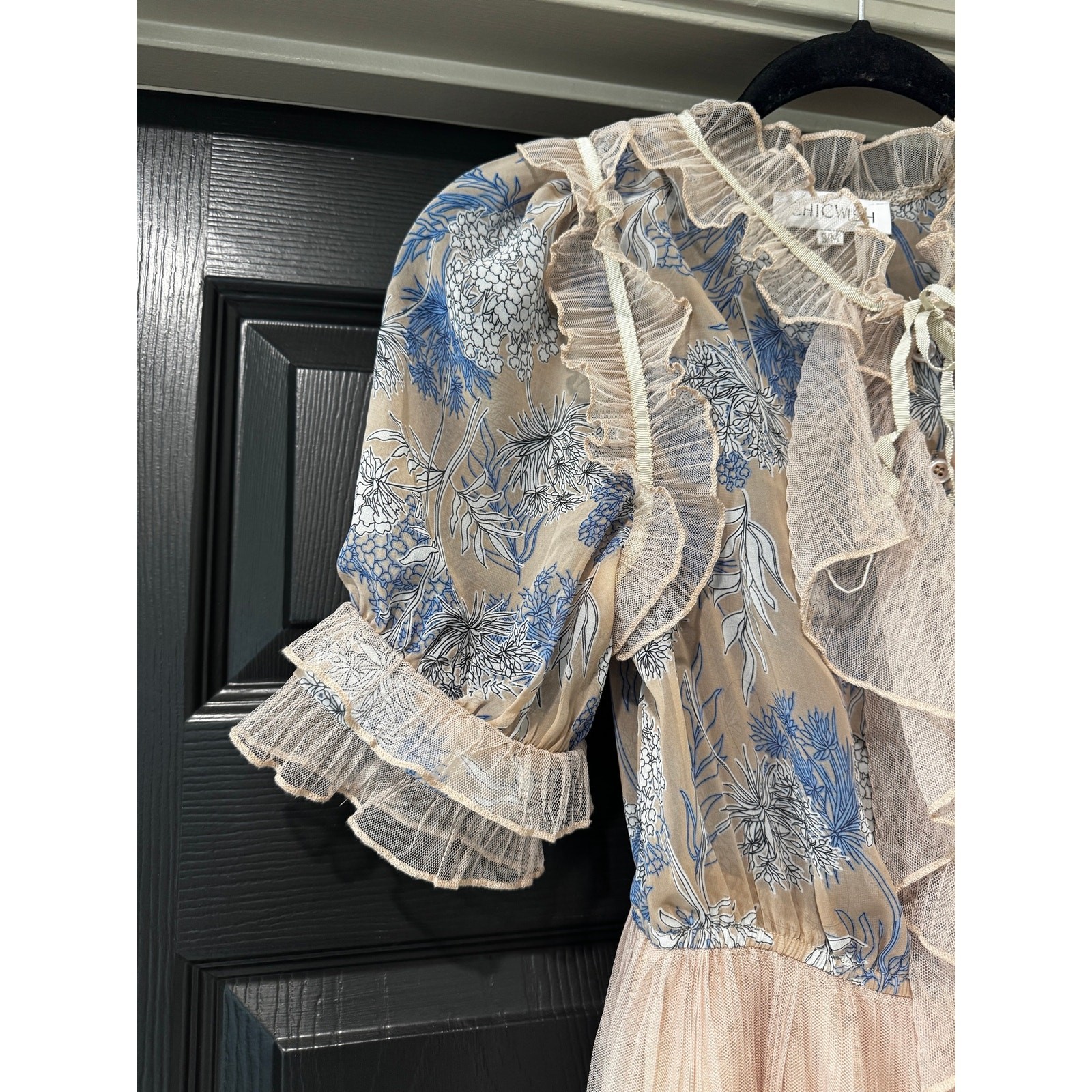 Chicwish Gradient Pleated Mesh Tulle Dress | Size S | Princesscore Fairycore
