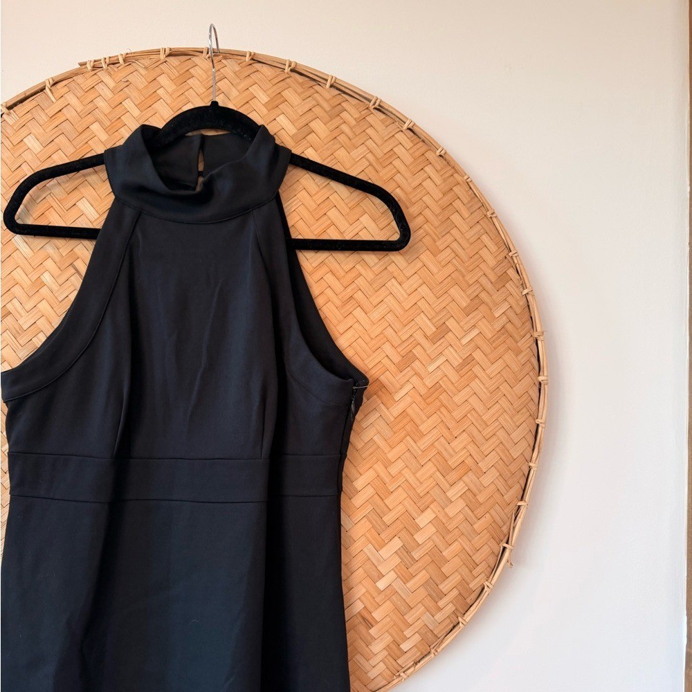 INC INTERNATIONAL CONCEPTS BLACK HALTER NECK DRESS 90’S Y2K 2000’S SLEEVELESS