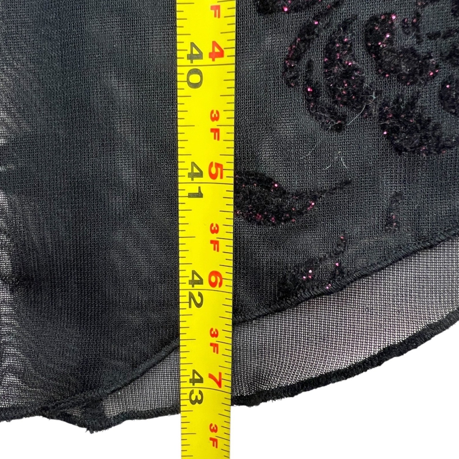 Byer Too Y2K Black Lace Pink Slip Dress Whimsigoth Dark Coquette Fairy Goth