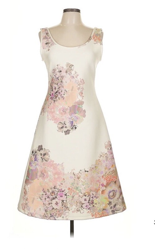 Cynthia Rowley Large Floral Digital Print Dress NWT