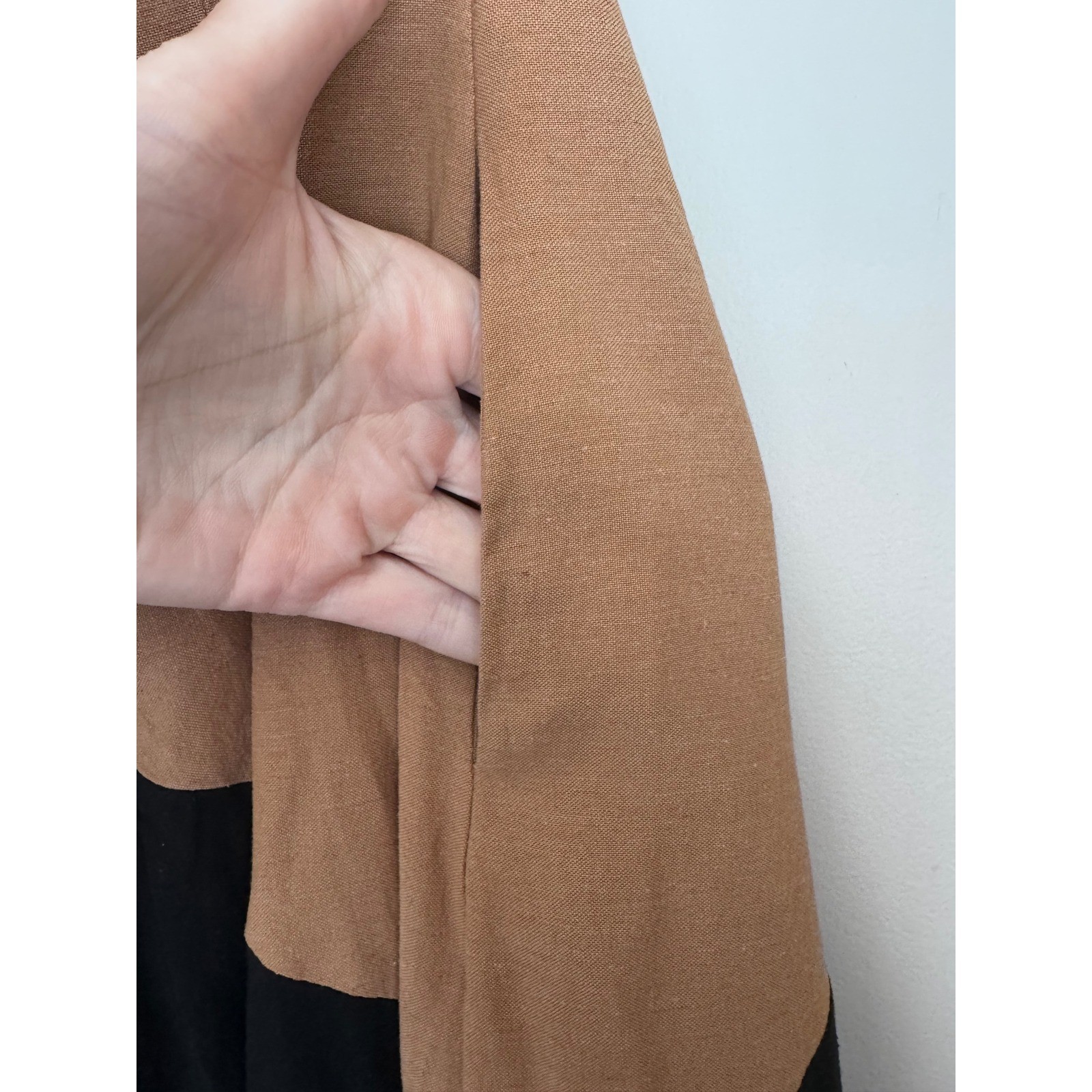 Seven Wonders Colorblock Strapless Maxi Dress Tan Black XS Resort Vacaton