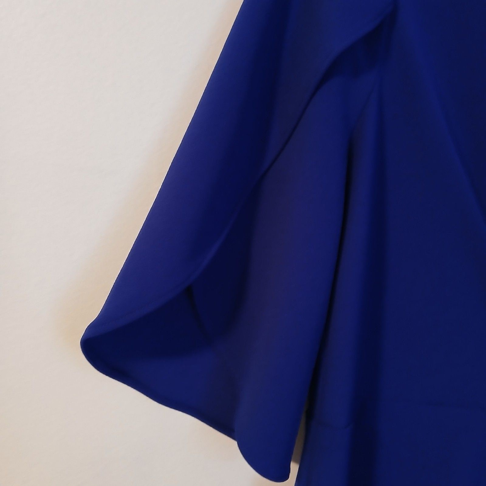 DKNY Elegant Royal Blue A-line Mermaid Hem Cocktail Party Dress Size 12 NEW