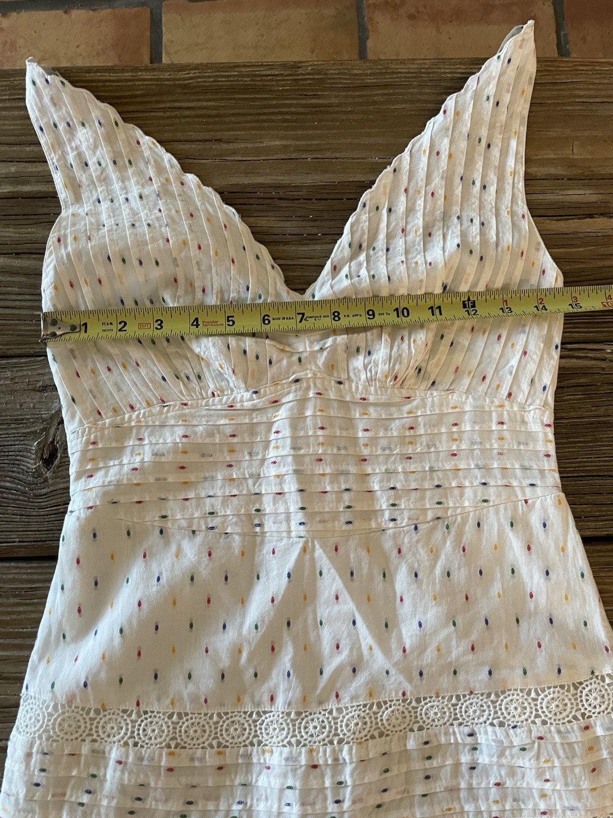 Never A Wallflower Elle Short Dress White Multi SZ XS