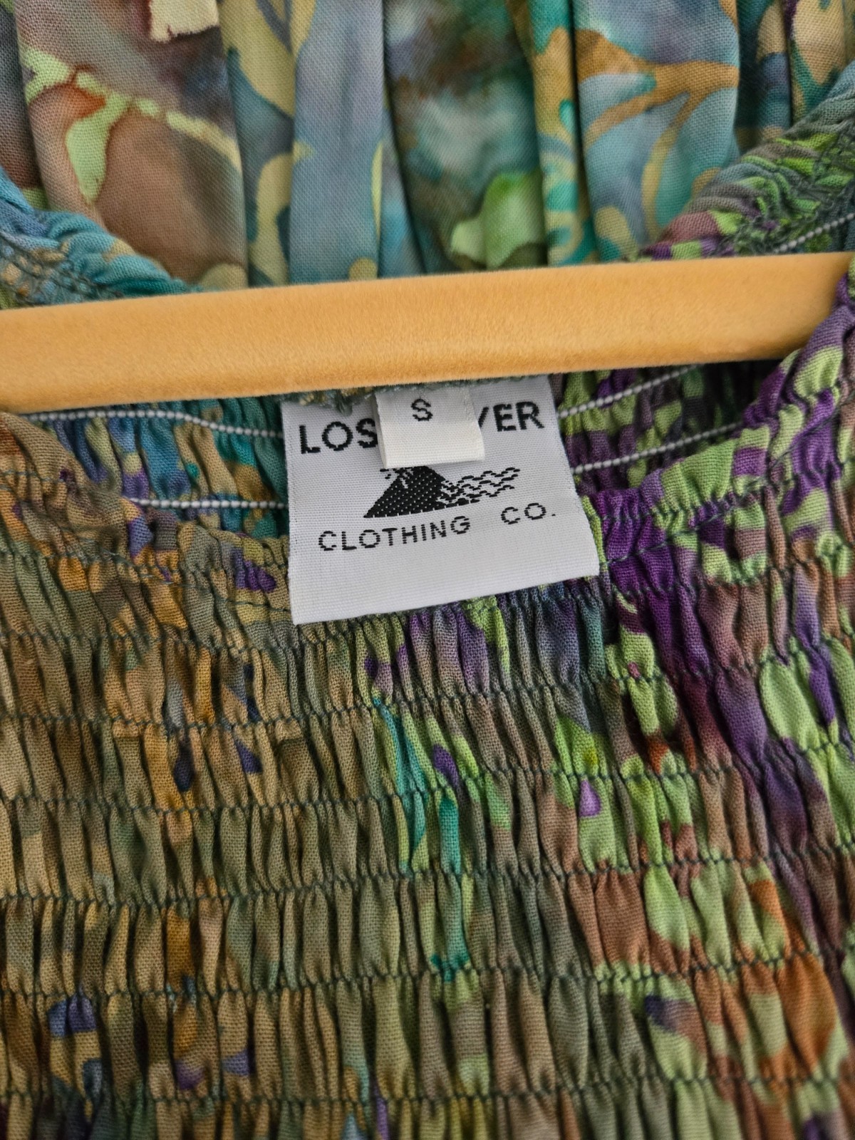 LOST RIVER CLOTHING CO WOMENS MIDI FLORAL SUNDRESS in SIZE SMALL-GREAT DRESS!!