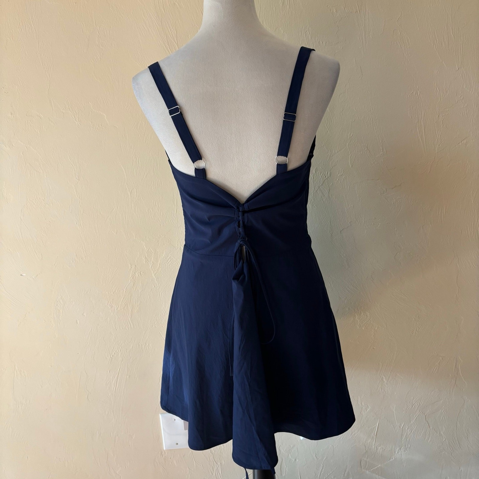 NWT GLNEGE Women’s Summer Corset Mini Dress Milkmaid Size XL Cottagecore