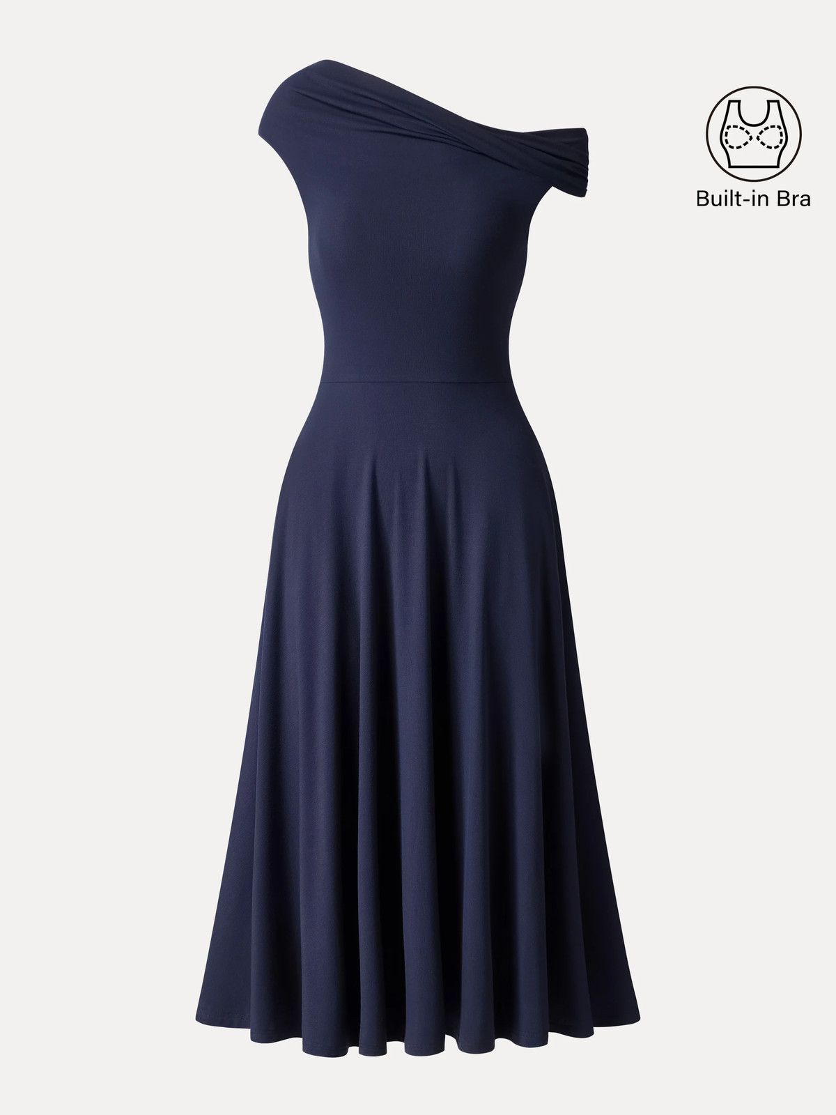 SkinKiss Multi-Wear Midi Bra Dress with Pockets-OGLmove|118852