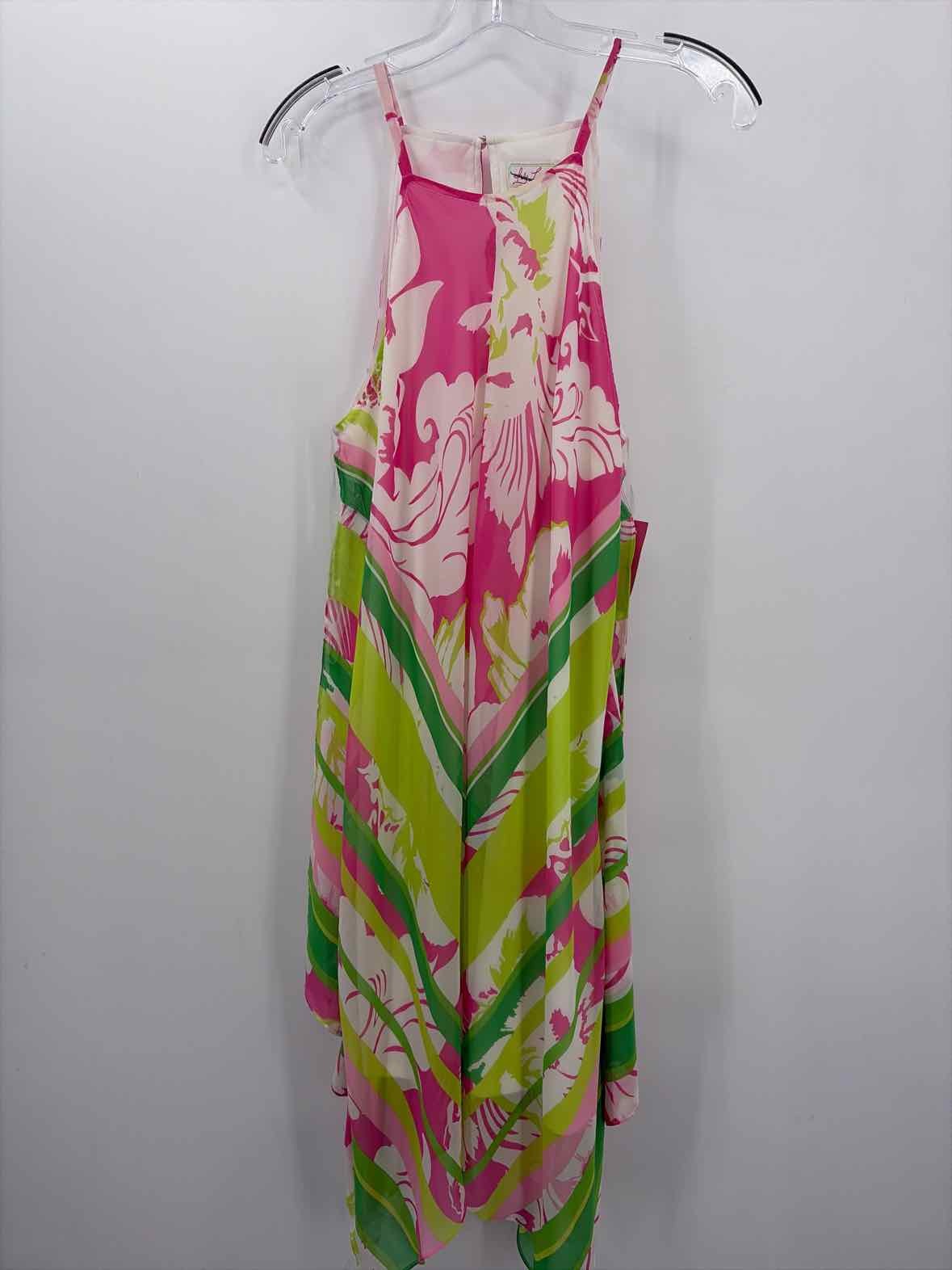 Pre-Owned Ivy Lane Pink Size 12 Maxi Sleeveless Dress