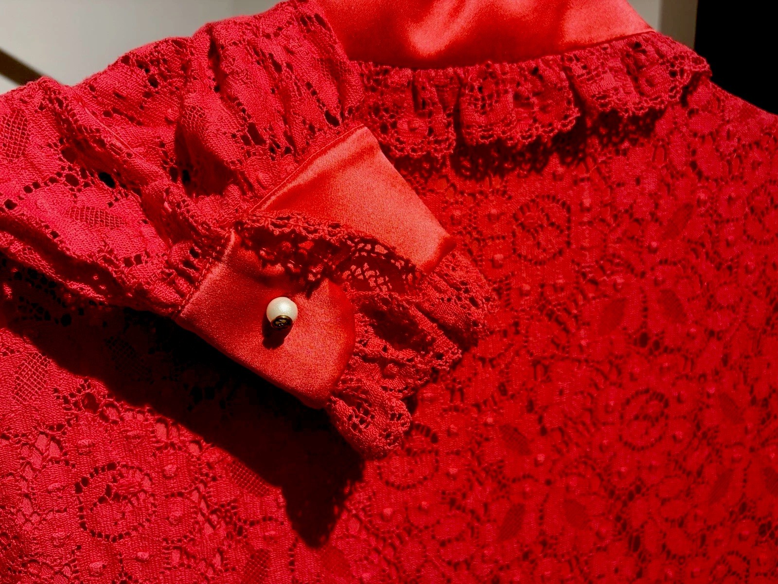 NWT Gucci Lace Collared Cluny Mini Dress 42 Fits Like Small-Medium Ships FREE!