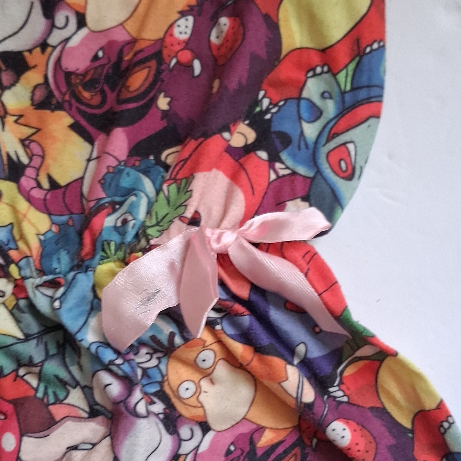 Hot Topic XS Pikachu Graphic Fit & Flare Smocked Sleeveless Scoop Dress