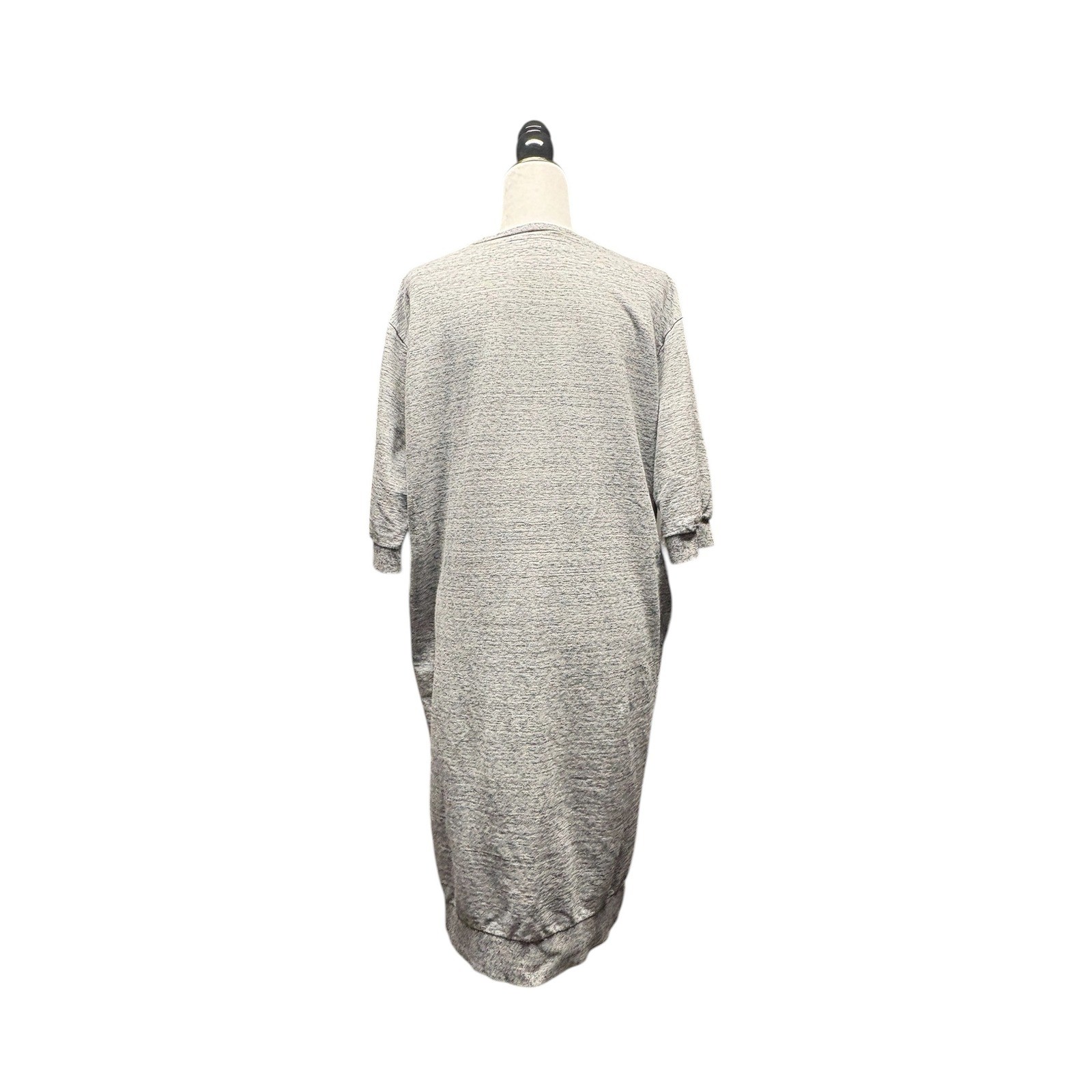 Journal Standard Luxe Grey Oversized Sweatshirt Dress Minimalist Midi Size M