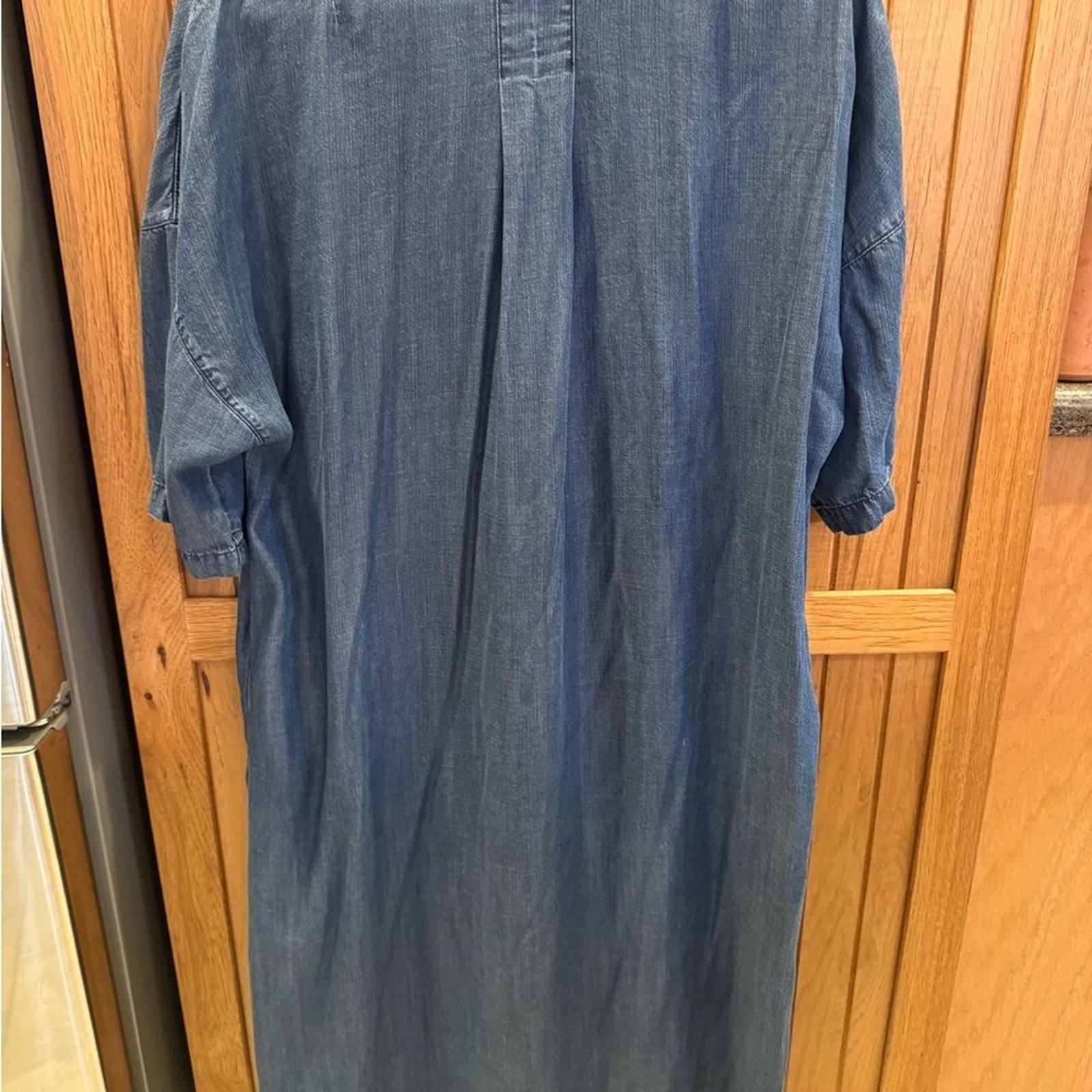 Chico’s Blue Chambray Shirt Dress