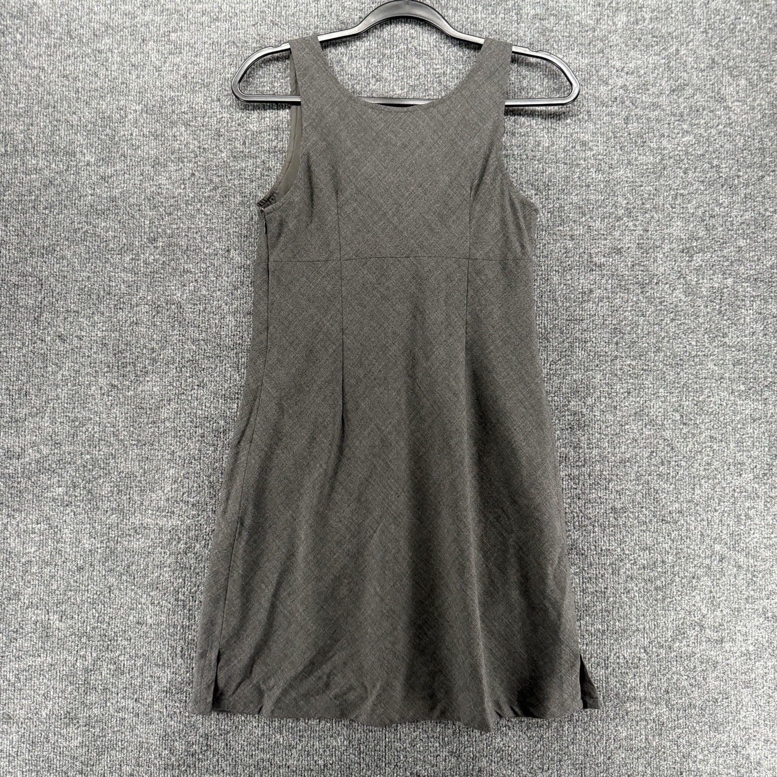 American Eagle Dress Womens 6 Gray 100% Wool Babydoll Old Money Classic Preppy