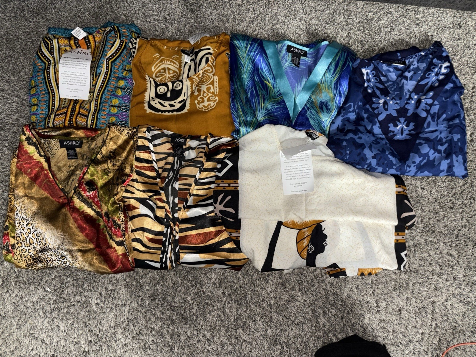 ASHRO one-size-fits-most apparel Lot Of 7