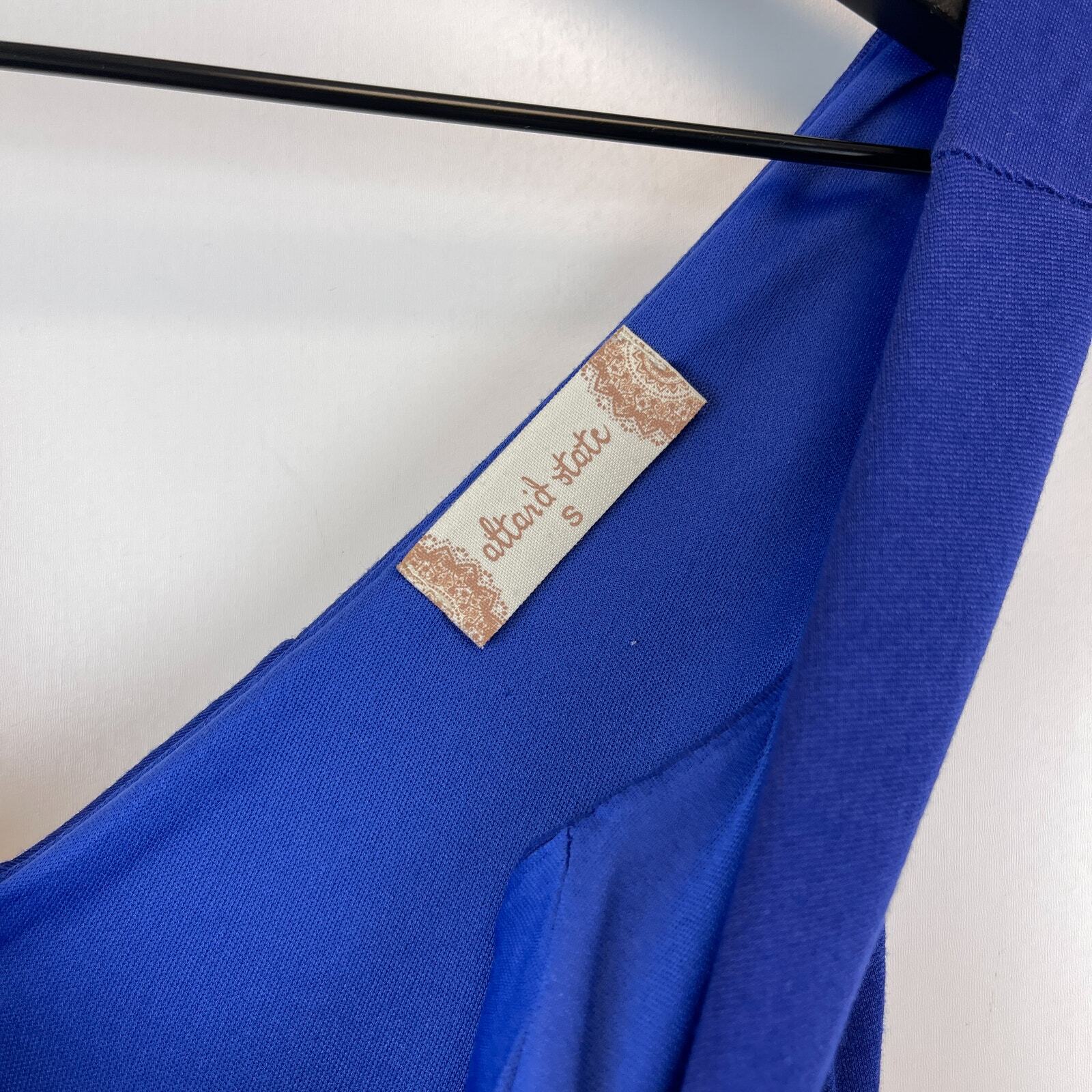 Altar’d State Size S Fit & Flare Mini A-Line Dress Cobalt Blue Tank