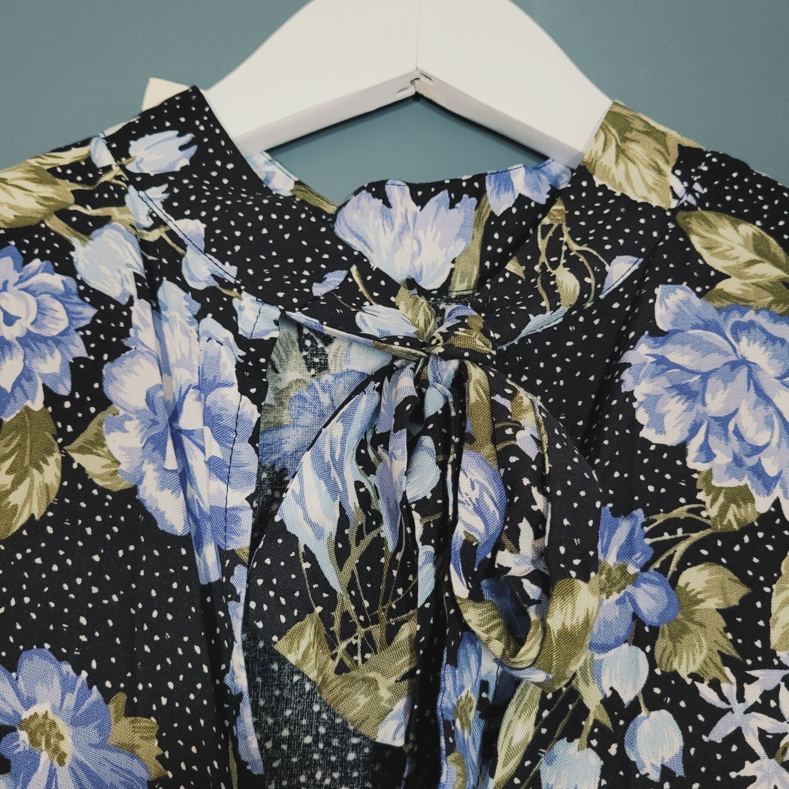BNWT NEW MISS SELFRIDGE DRESS 10 SHIFT BLUE BLACK FLORAL LONG SUMMER CT900