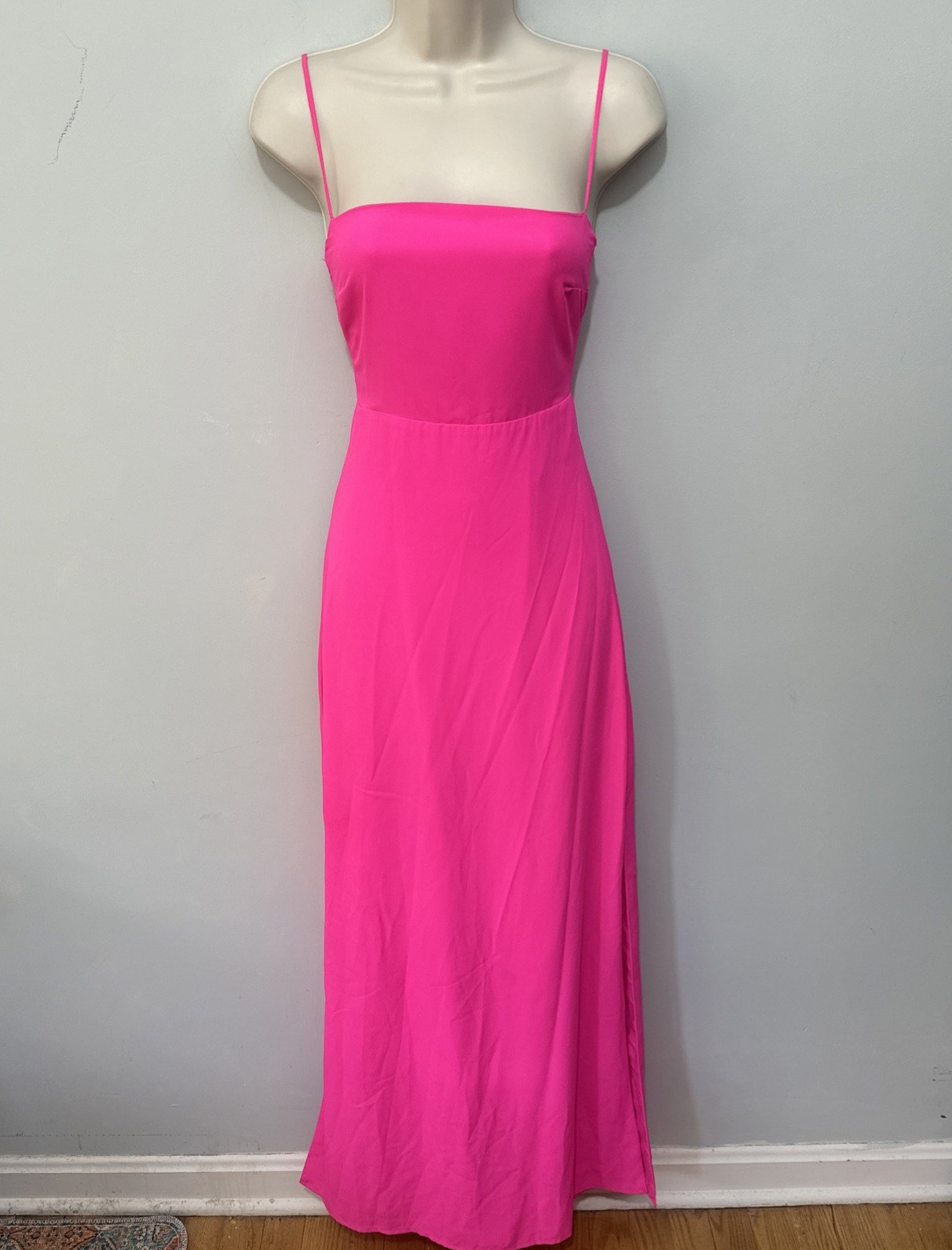 Superdown Dress Womens XS Pink Addison Maxi Indie Cocktail Formal Wedding Guest