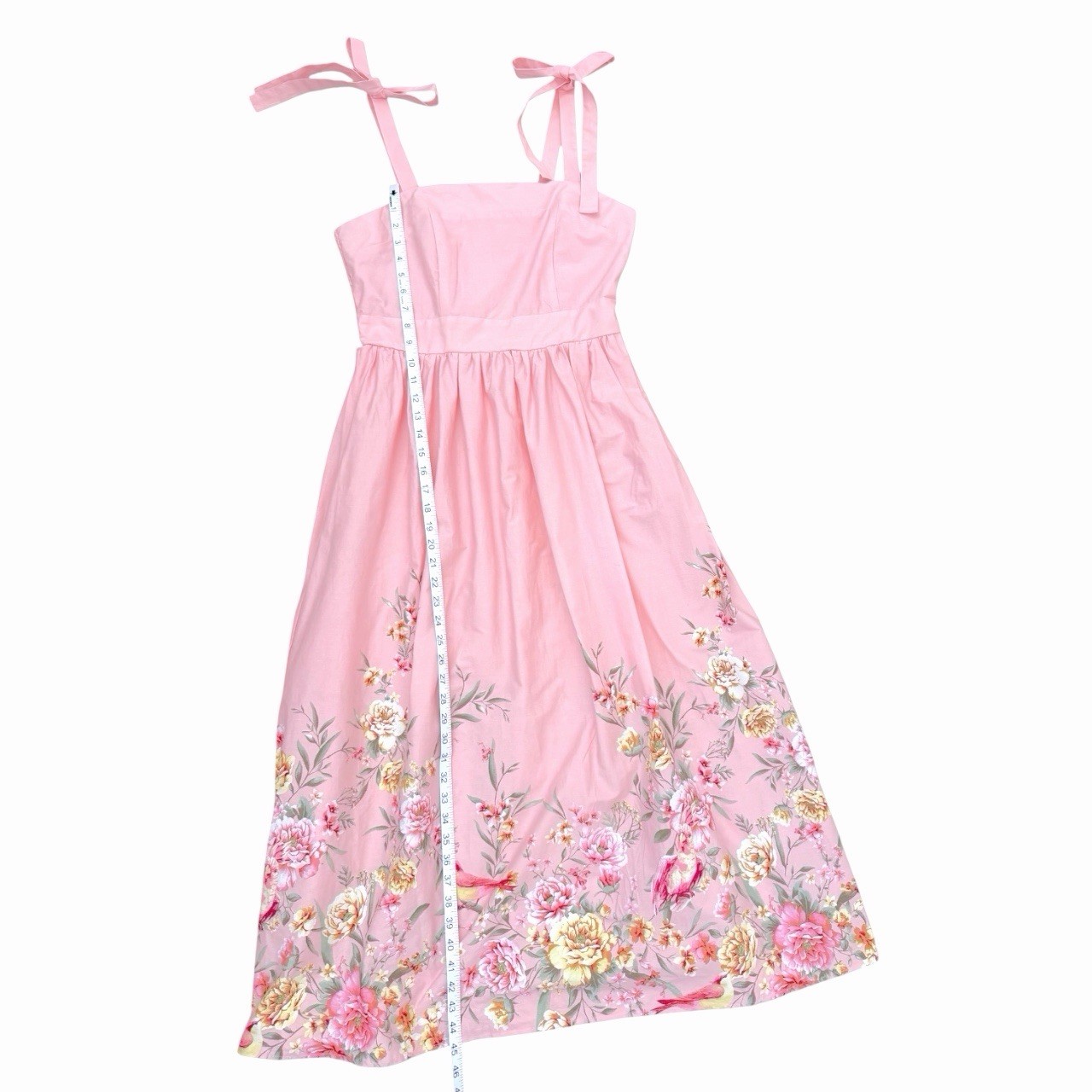 Joie Pink If Only Studio Floral Cotton Midi Dress Size Large L NWT