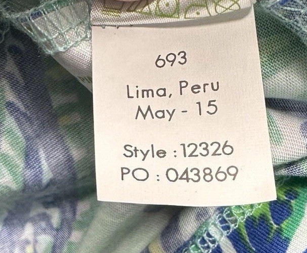 Lilly Pulitzer Rossmore Dress Size Large Keep It Current Poolside Blue Pima
