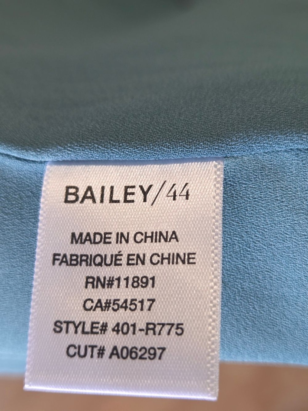 Bailey 44 Teal Abstract Asymmetrical Dress