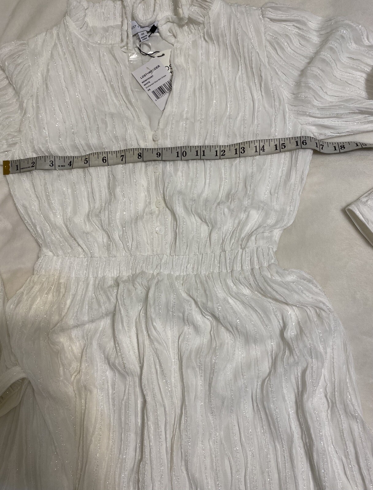 Lost + Wander Enchanted Glow Mini Dress Long Sleeve Size XS/ Small Women’s
