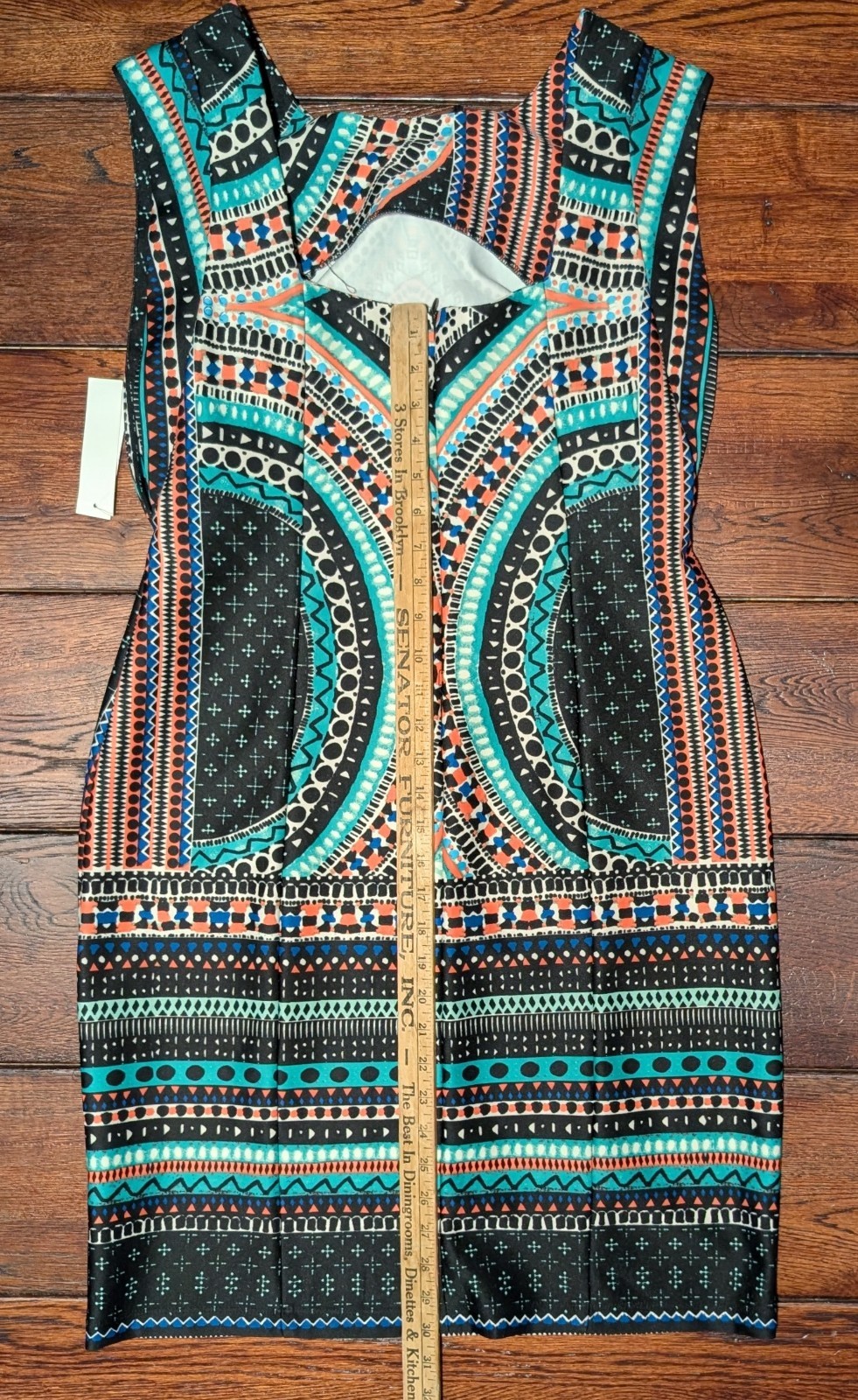Shelby & Palmer Women’s P aleidoscopePrint Sheath Dress Mod Style Size 12 – NWT