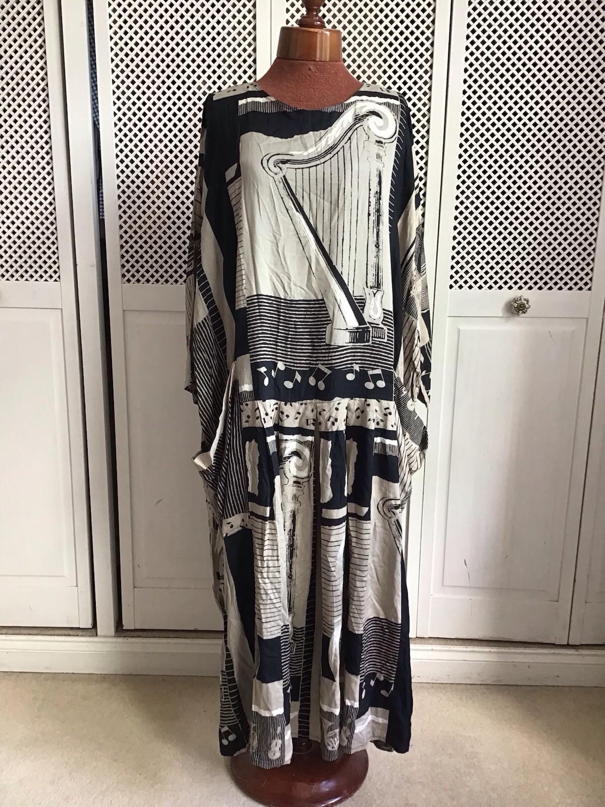 Terry Macey Dress, Abstract Print, One Size