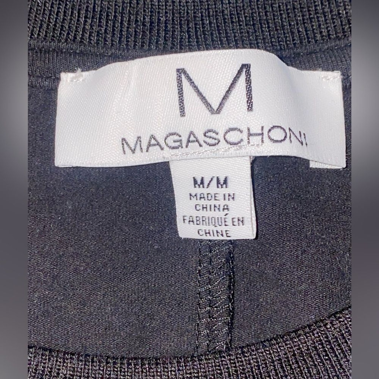 Magaschoni 💃🏻🖤Versatile Black Cotton Casual Tank / sheath Maxi Dress M