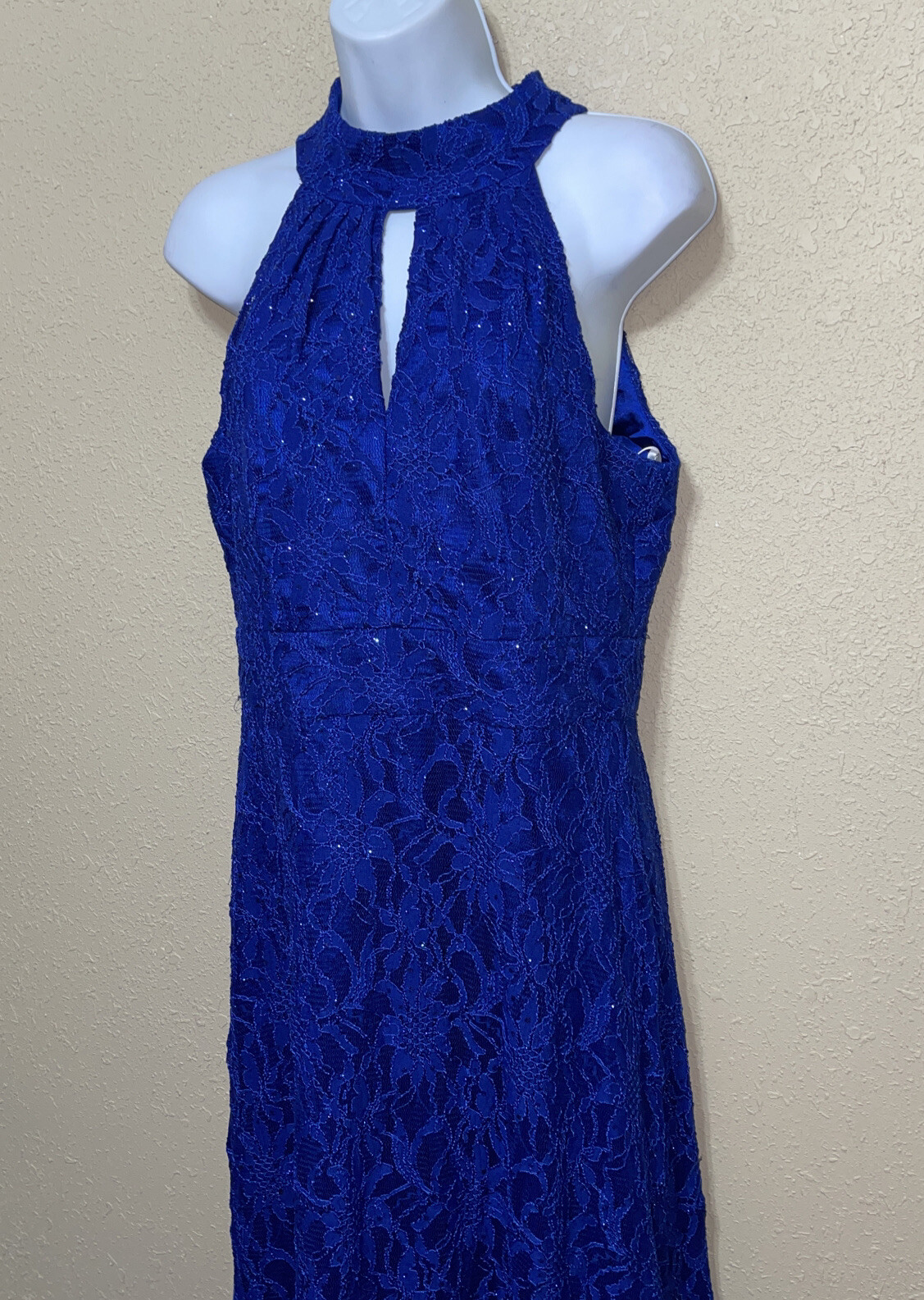 Decode 1.8 Lace Full Length Formal Evening Dress Gown SZ 10 NEW