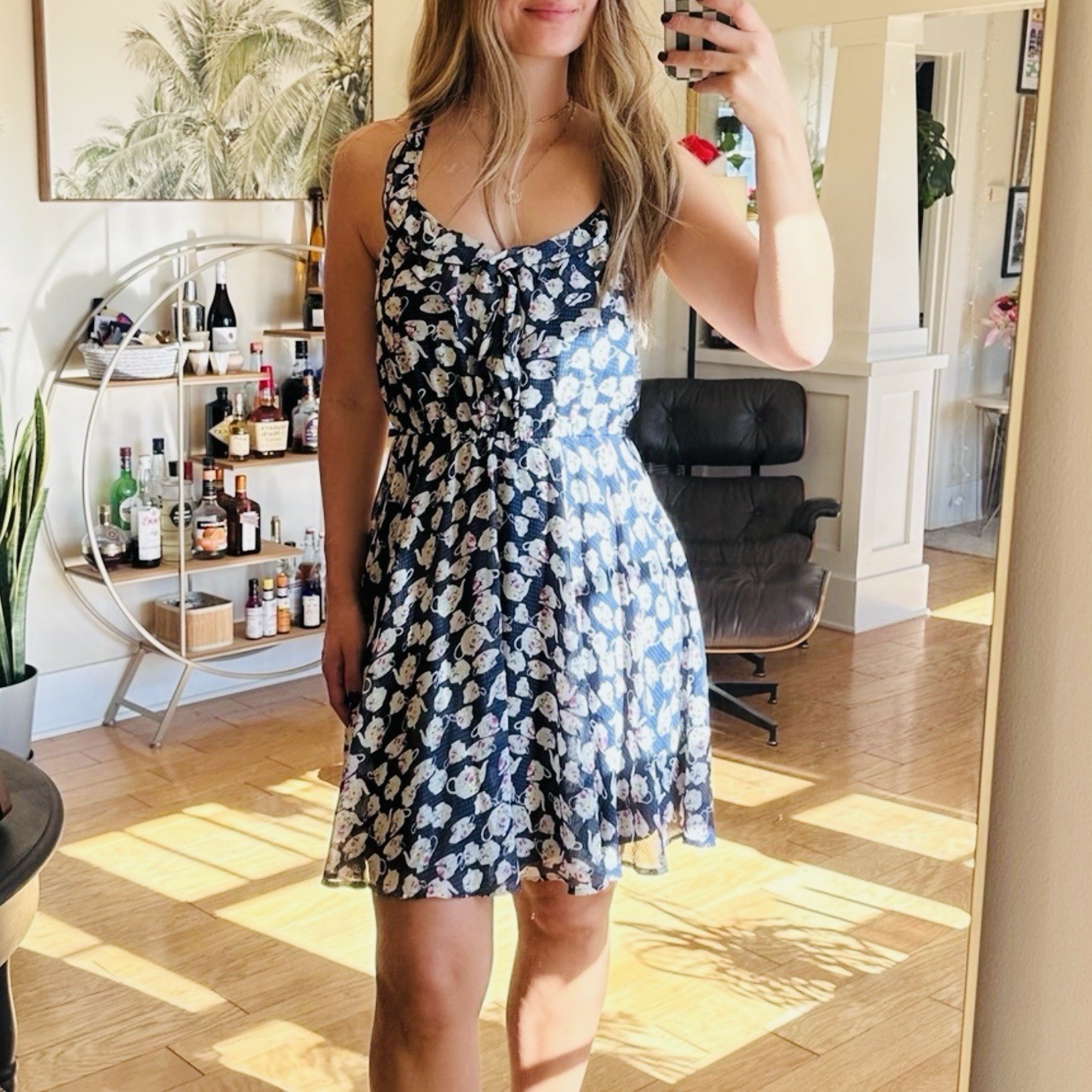 Disney Lauren Conrad Dress Sz S Alice In Wonderland Dancing Tea Pots Fairycore