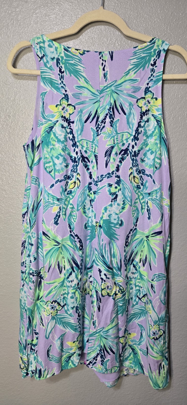 Womens Lilly Pulitzer Jackie Shift Dress It’s Impawsible Lilac Verbena M
