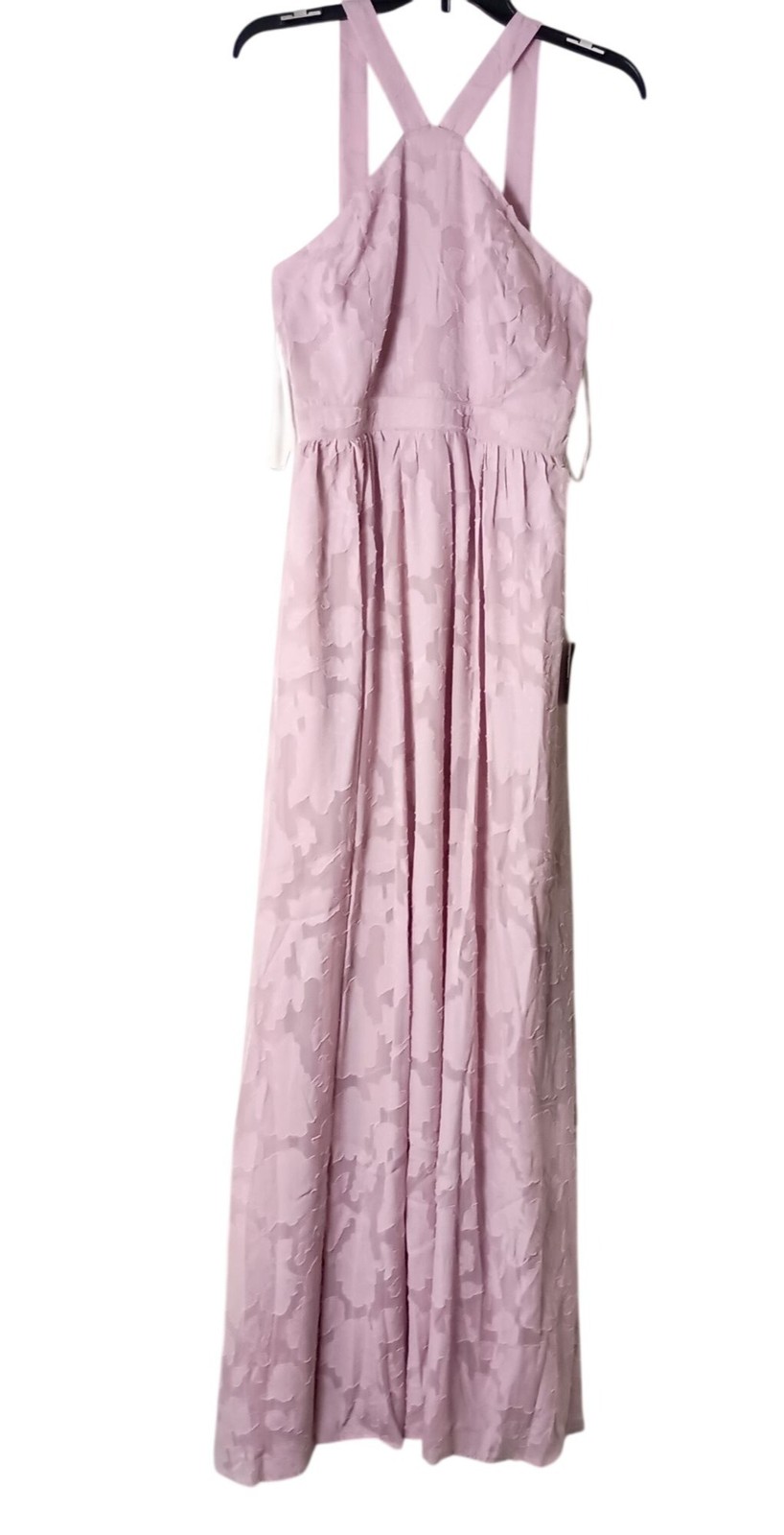 Lulus Love Beyond Mauve Burnout Floral Maxi Dress Women M NWT Wedding Guest
