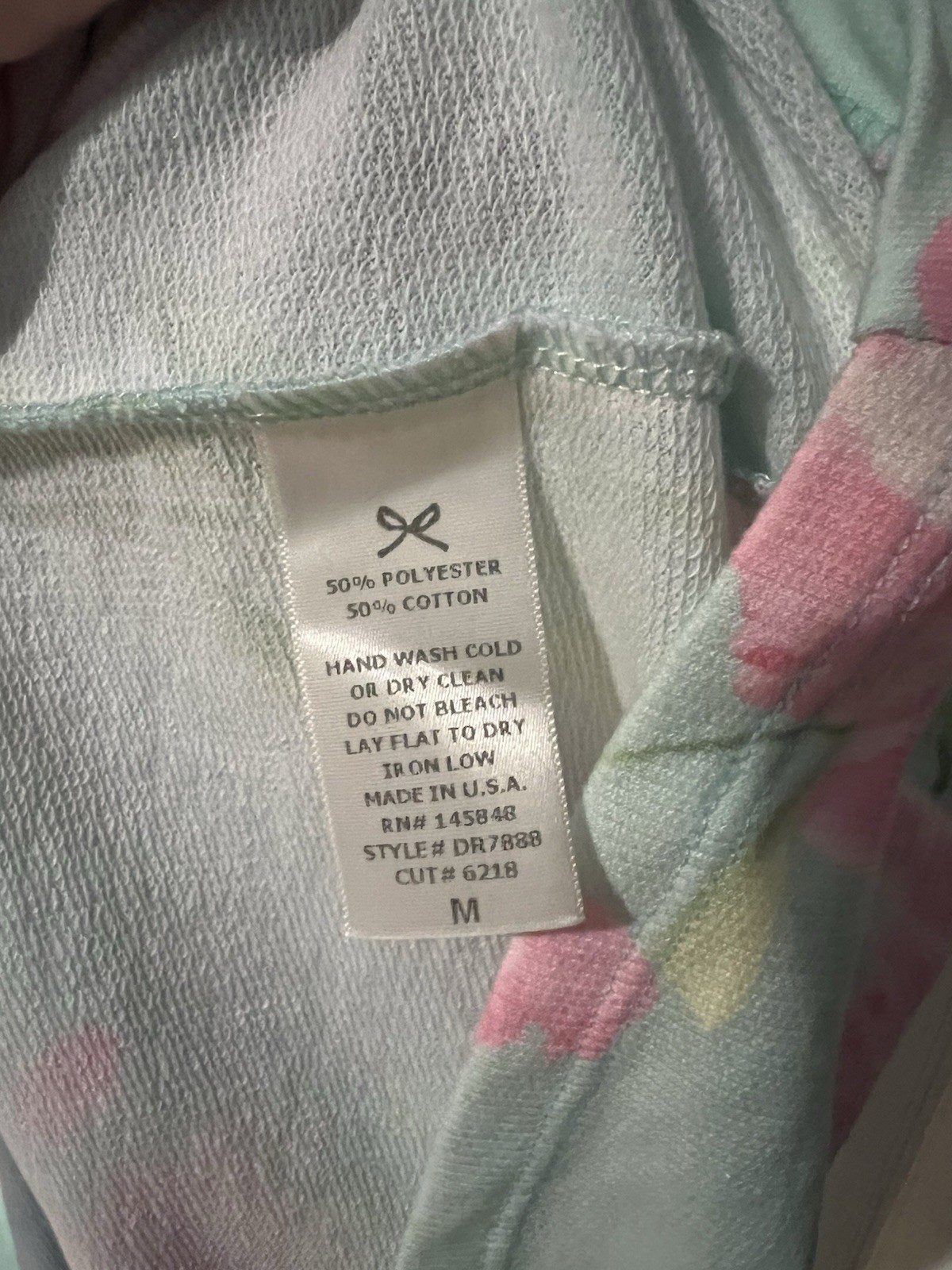 Everly Womens Medium Mint Green Pink Floral Babydoll Dress Pretty Light