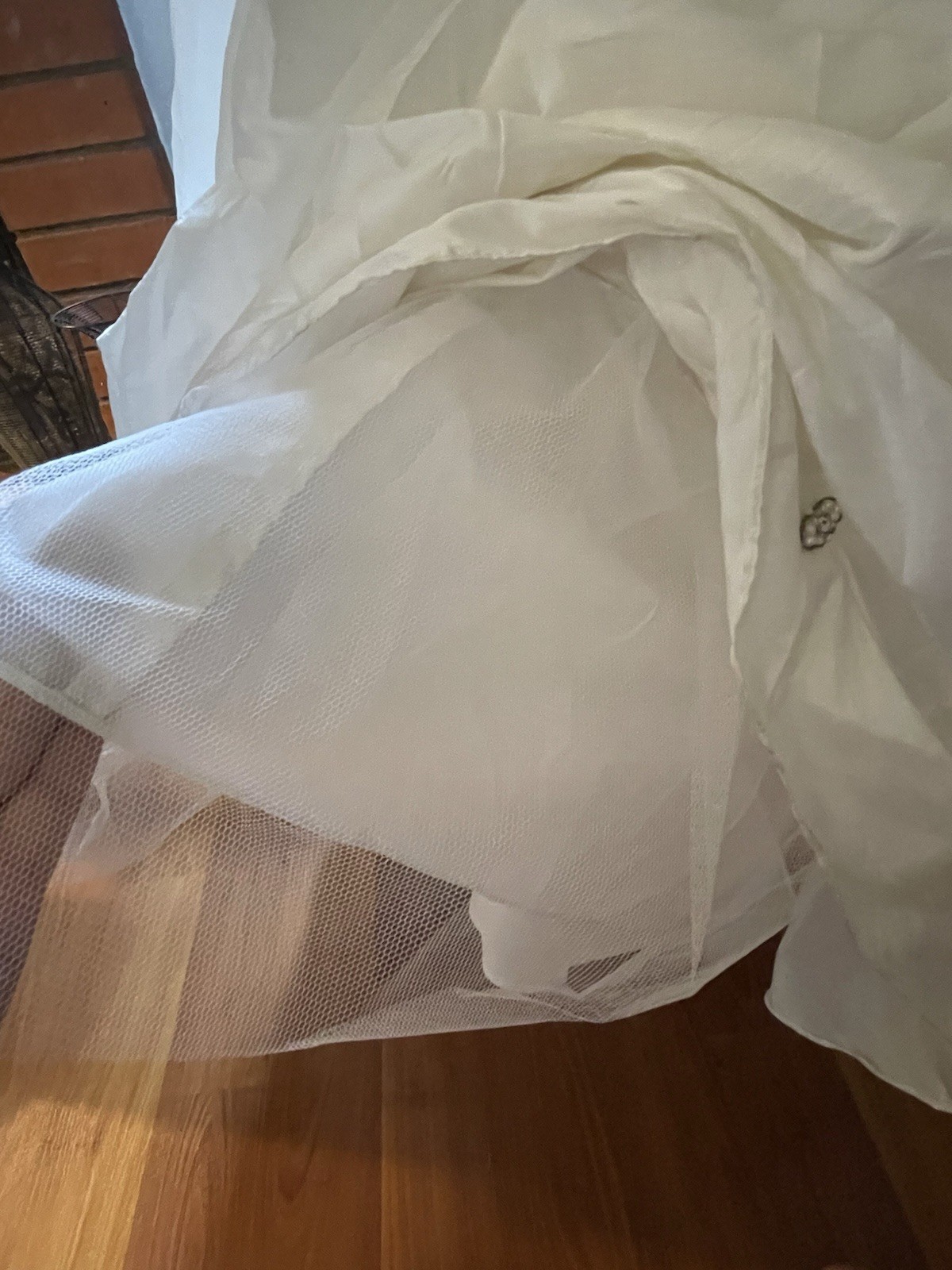 David’s Bridal Sweetheart Strapless Gown Wedding Debutante Quince Sz 4 Pick Ups