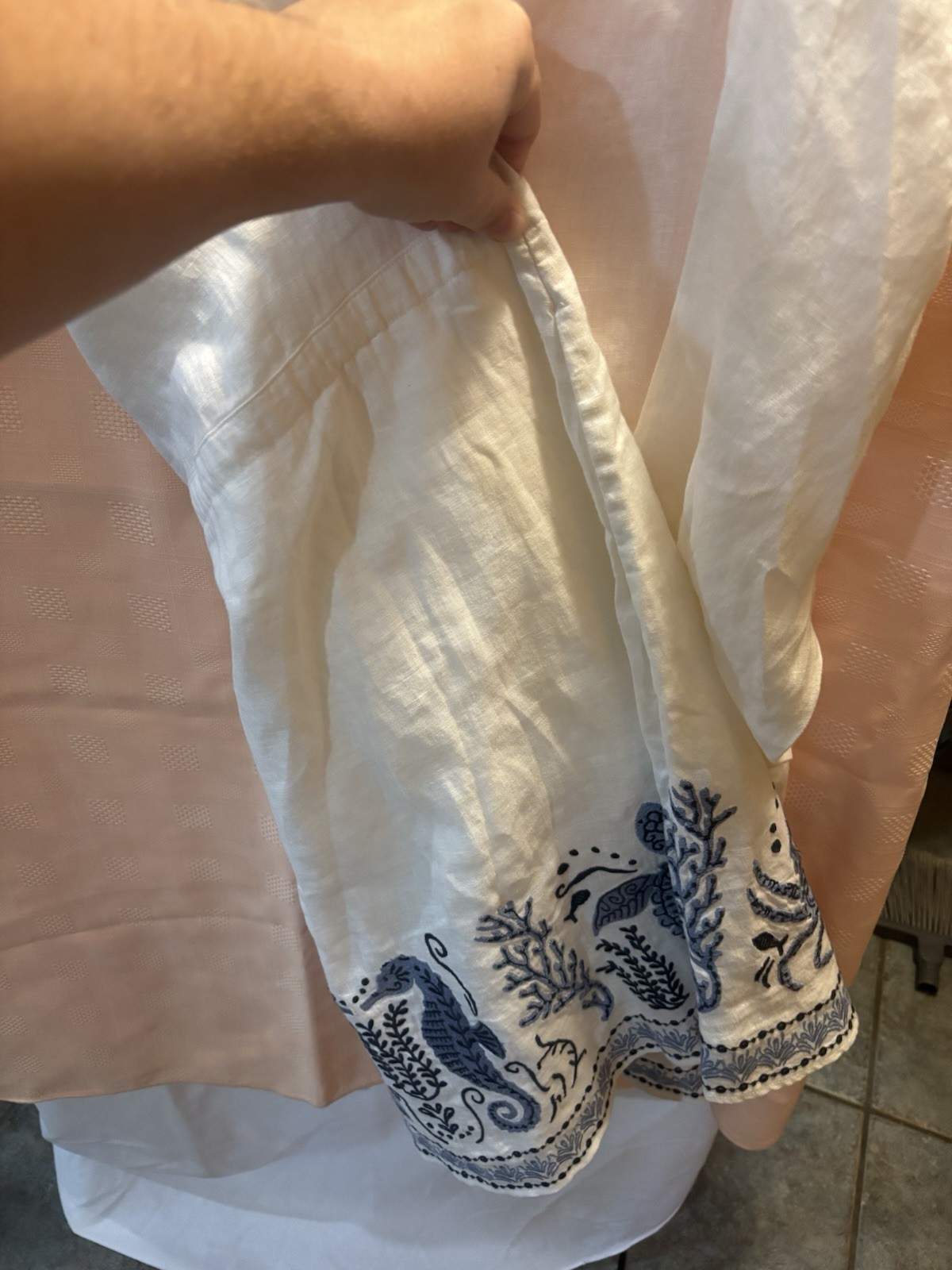 Spartina 449 Hamilton Embroidered Sea Life Wynona Dress NWT Size XL