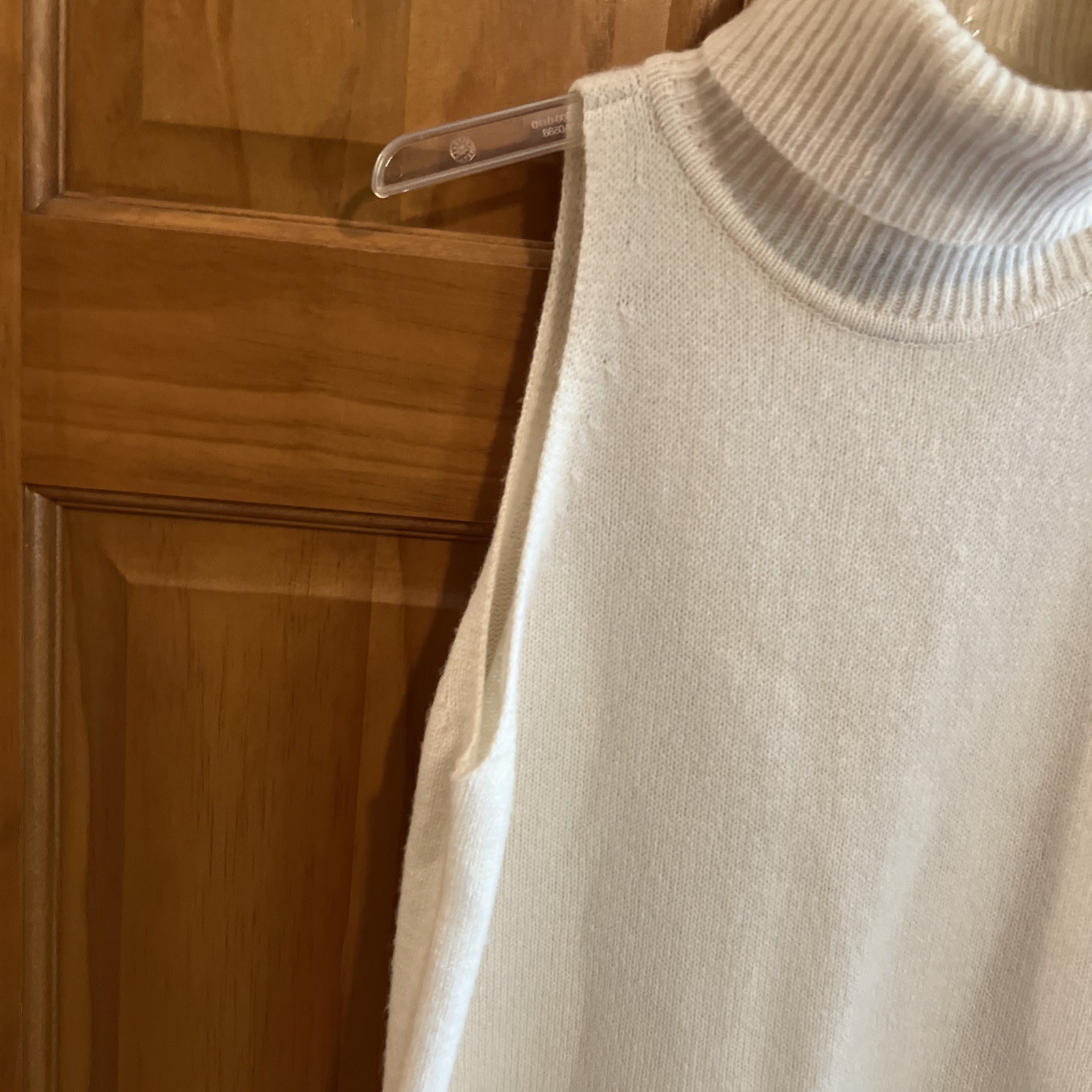 LAUREN RALPH LAUREN Ivory Cream Wool & Cashmere Sweater Dress Size Small W/ Tags