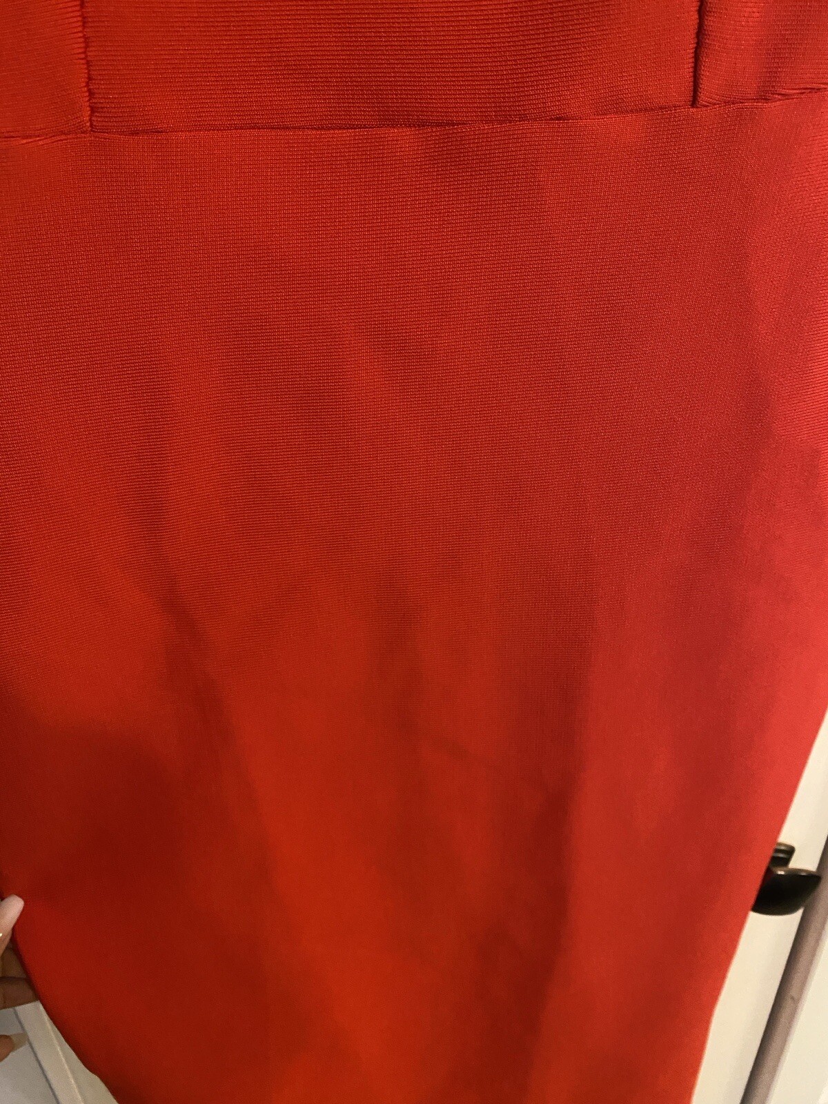 SHEIN ADYCE Double Strappy One Shoulder Bodycon Dress RED Size M