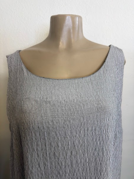 Gershon Bram Viscose Blend Sleeveless Midi A-Line Relaxed fit size XL NWT