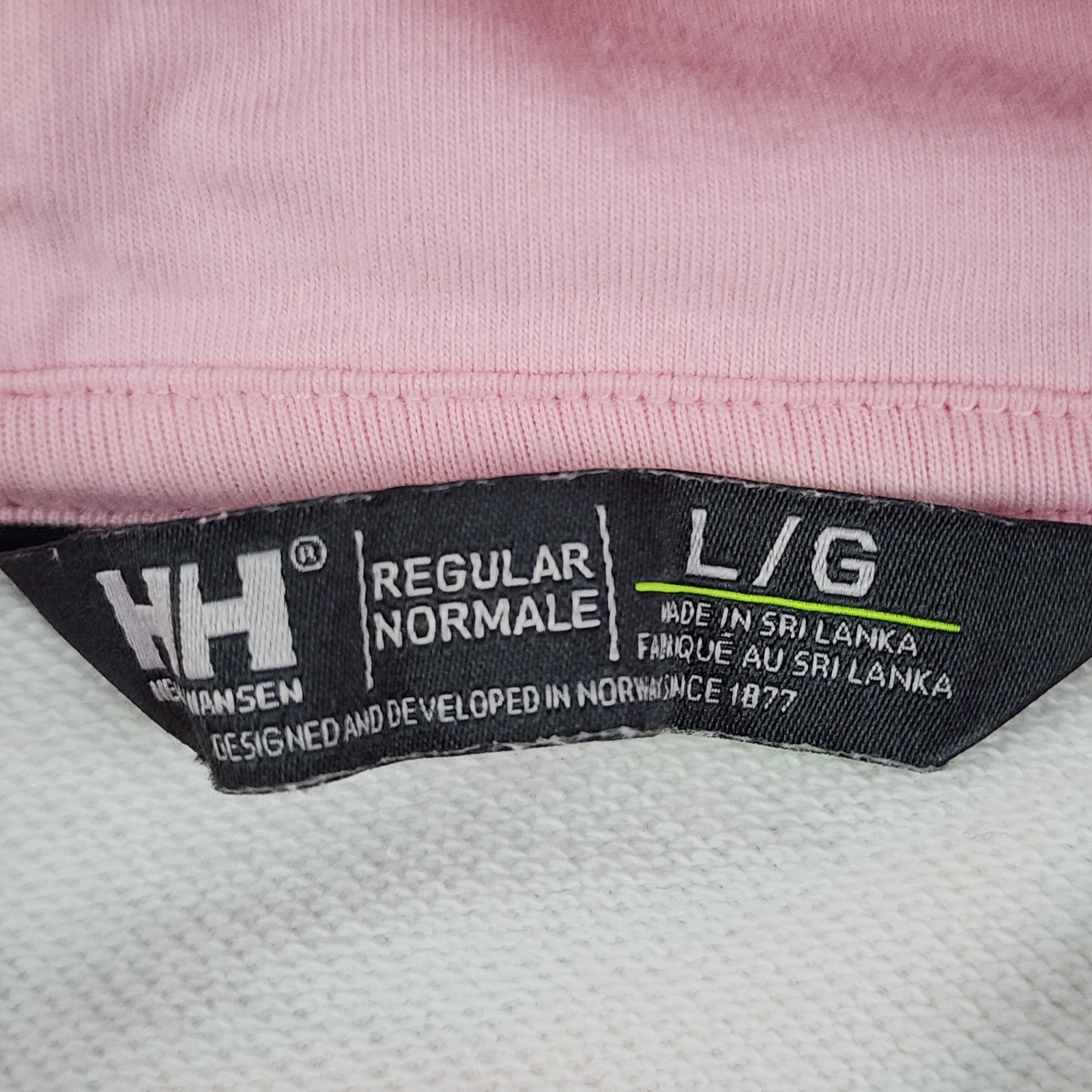 Helly Hansen Dress Womens Large Pink Double Layer Active Hoodie Dress HH Logo