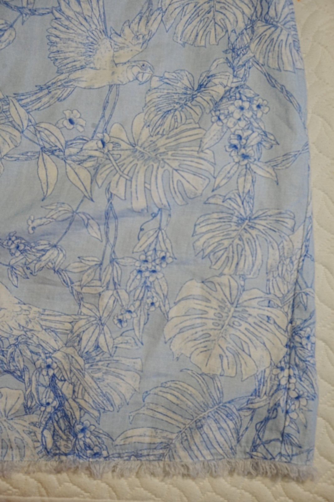 Tommy Bahama Tropical Parrots Linen Dress M Dress