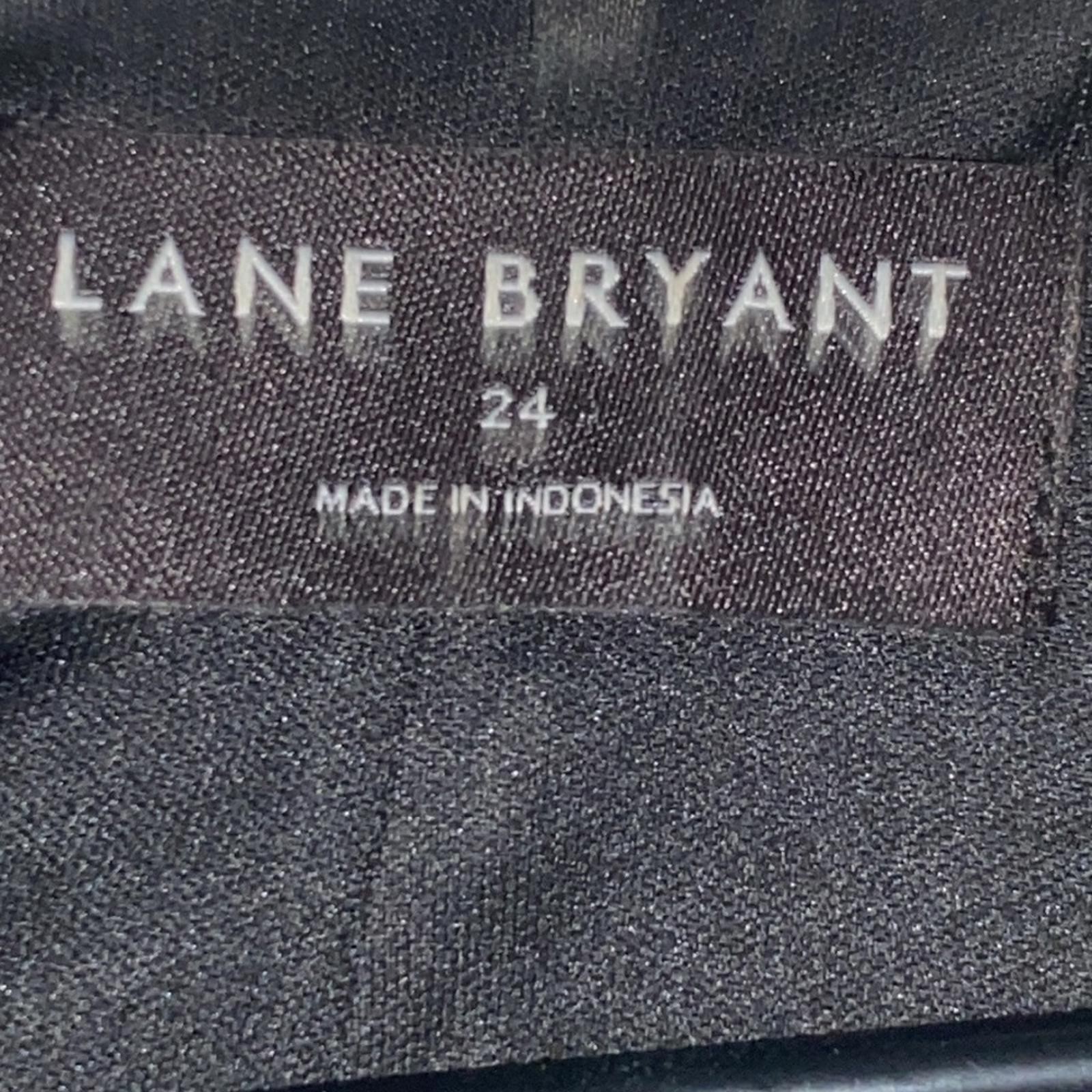 LANE BRYANTSIZE 24 SOFT FLOWY BLACK FLORAL PRINT SHEER LINED DRESS RUFFLED HEM