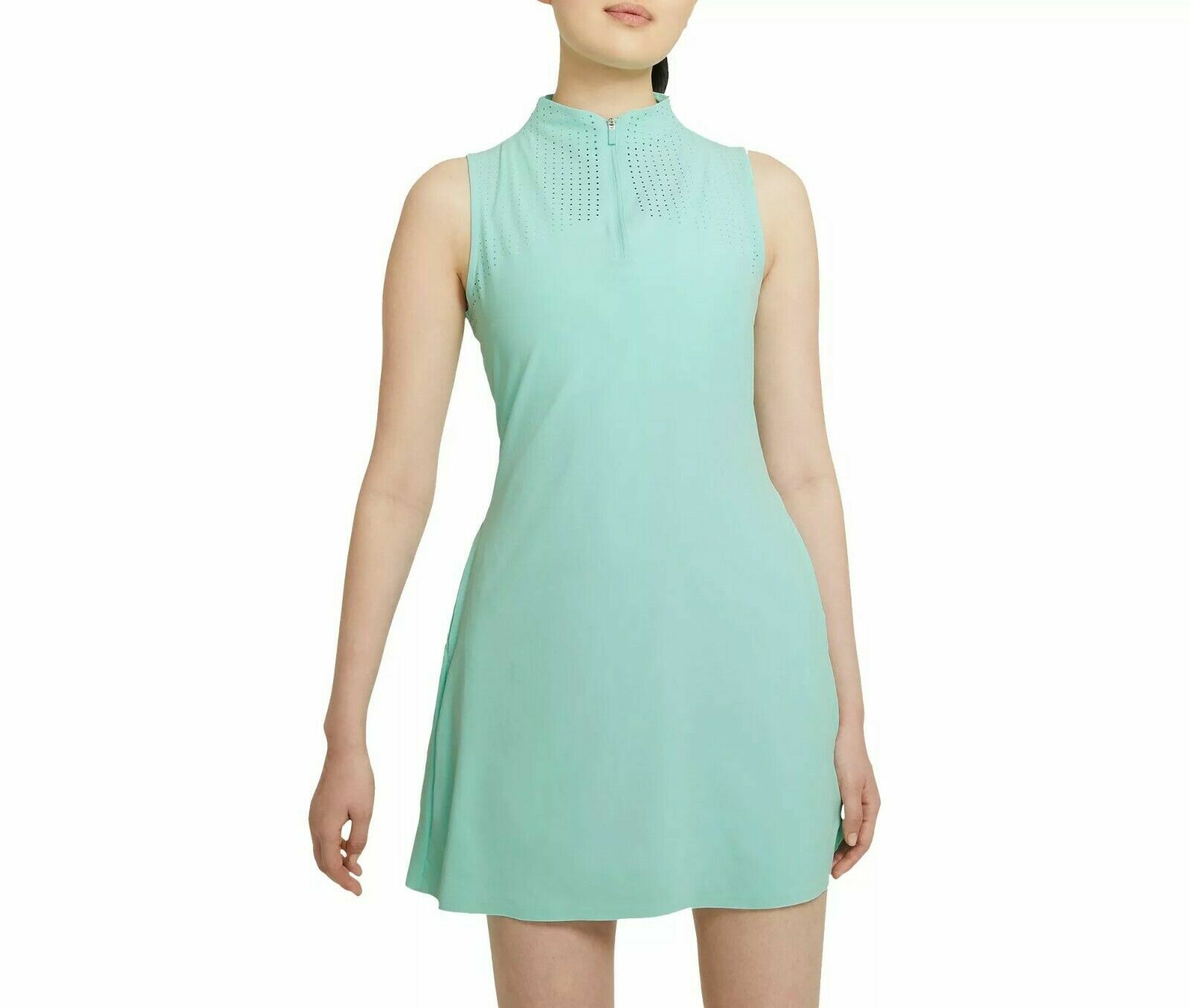 $120 NEW Nike Womens Flex Ace Sleeveless Golf Dress DC0354 Green Mint XL