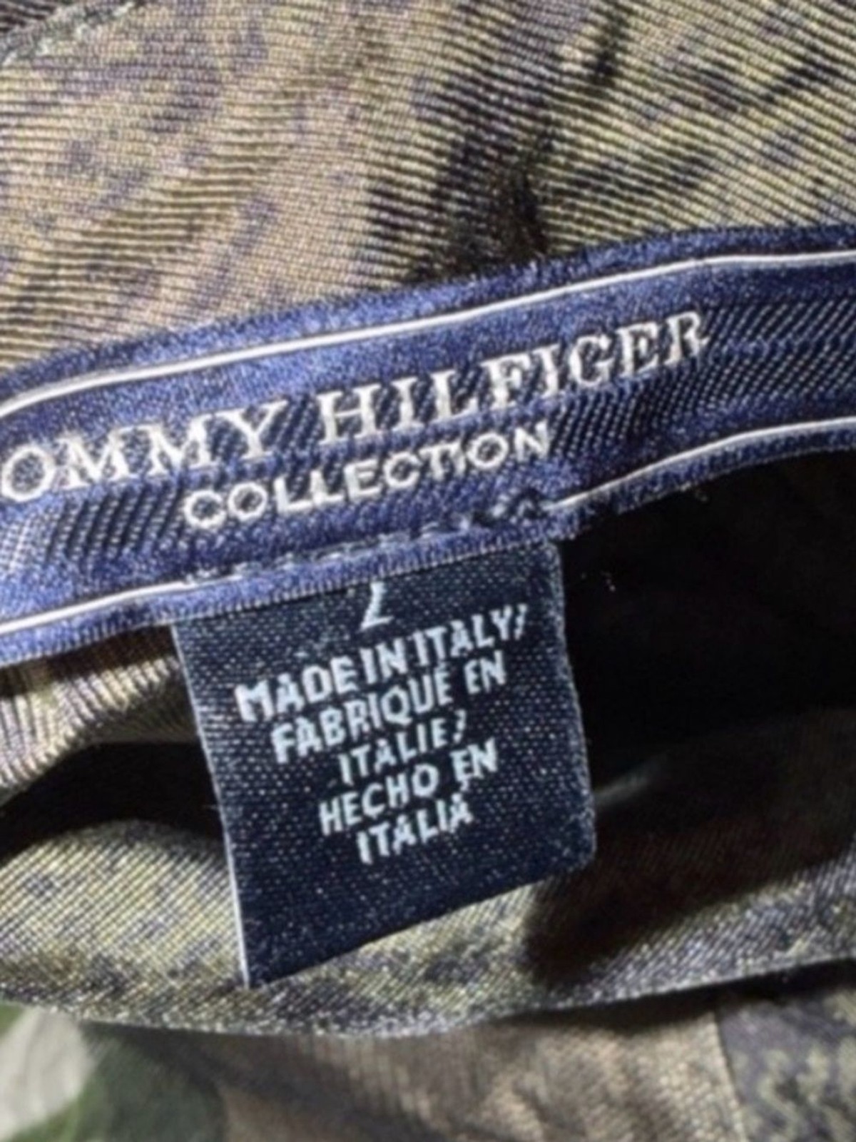 Tommy Hilfiger Collection Snakeskin Print Midi Dress Made in Italy 🇮🇹