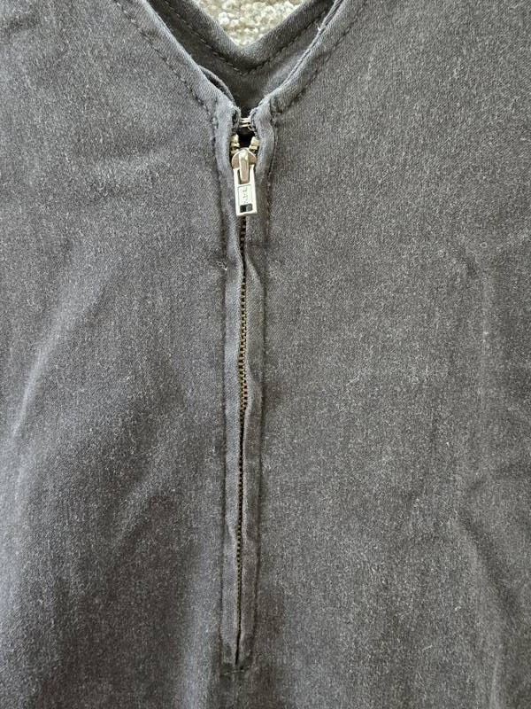 Tinseltown Sleeveless Cargo Bodycon Dress Juniors M Washed Black Zip Closure