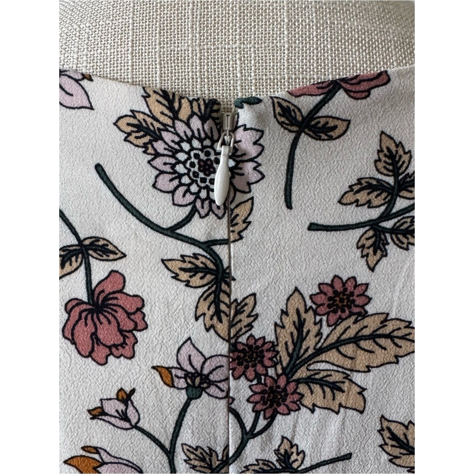 Sanctuary Autumn Symphony Ruffled floral Boho mini Dress white Size S NWT