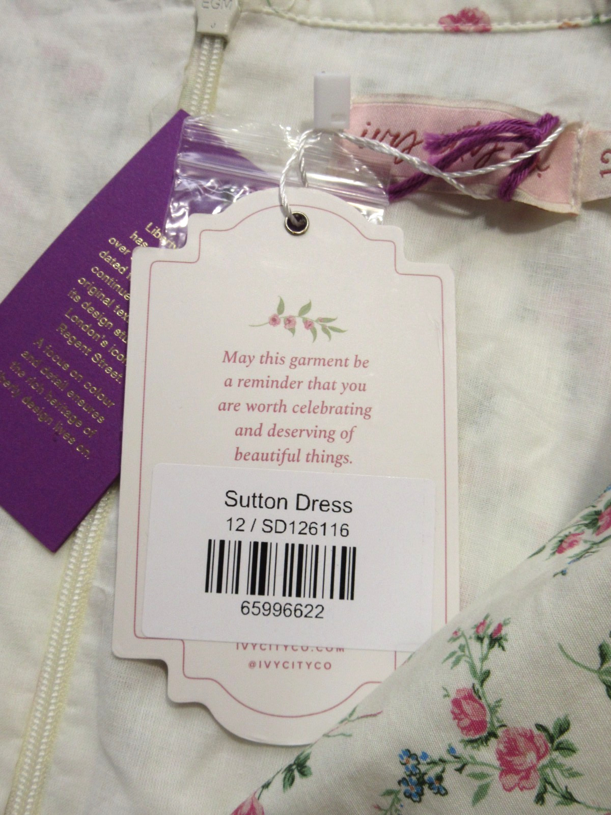 NWT Ivy City Co. Sutton Midi in Liberty London Floral Cotton Shirt Dress 12