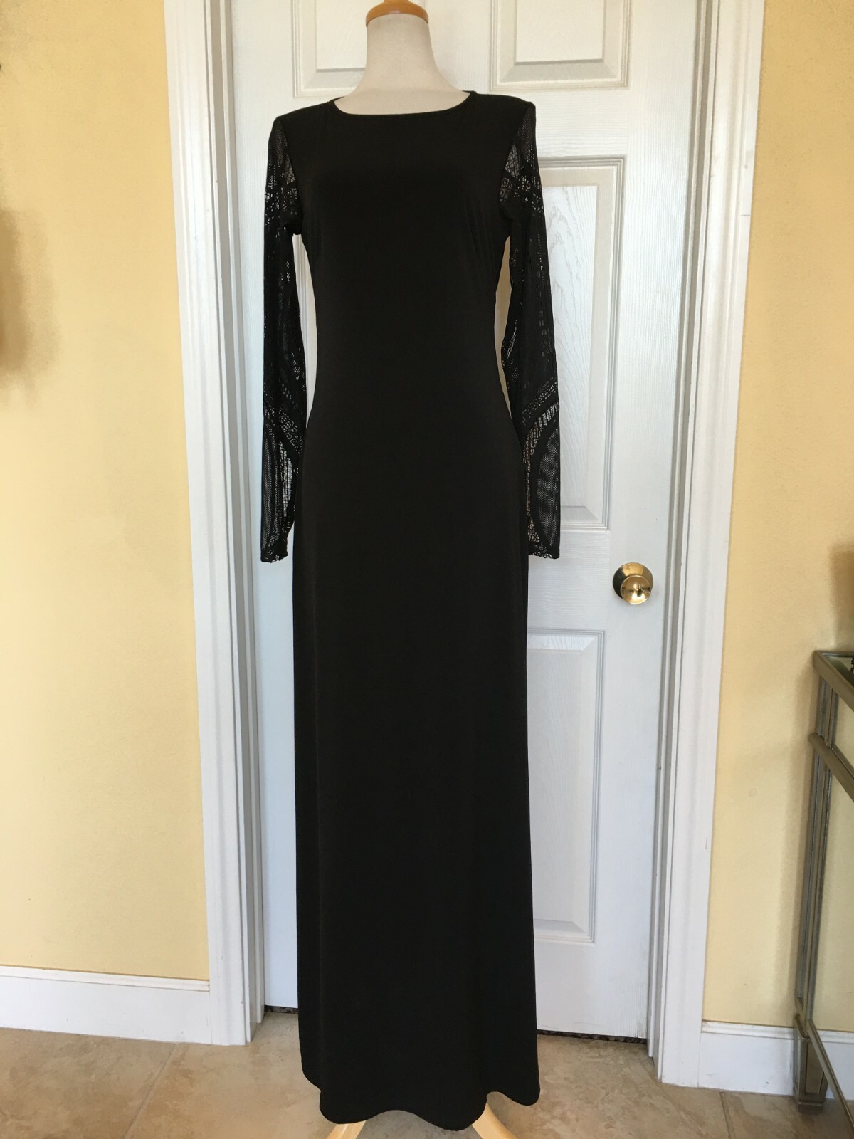 MARIA BIANCA NERO long black dress size L