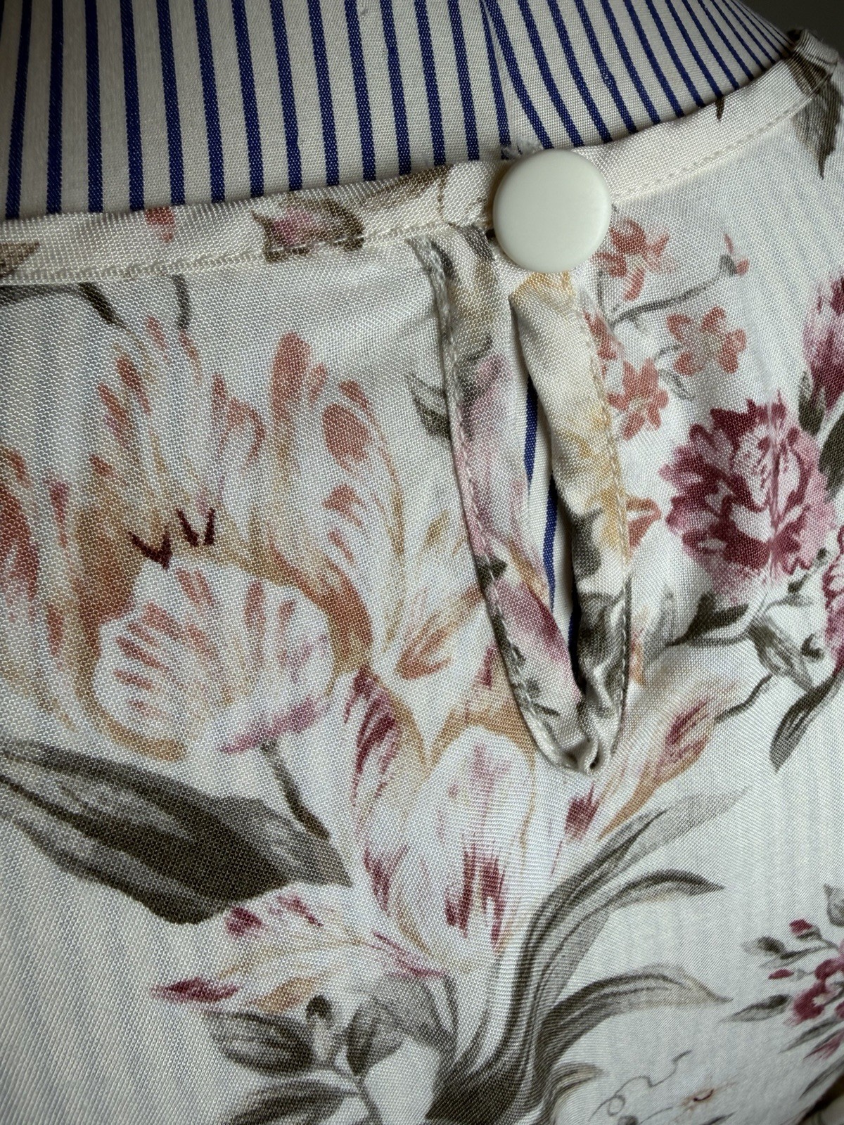 Vtg St Michael Marks Spencer Floral 2 Pc Skirt Top Set 100% Viscose Canada UK 16