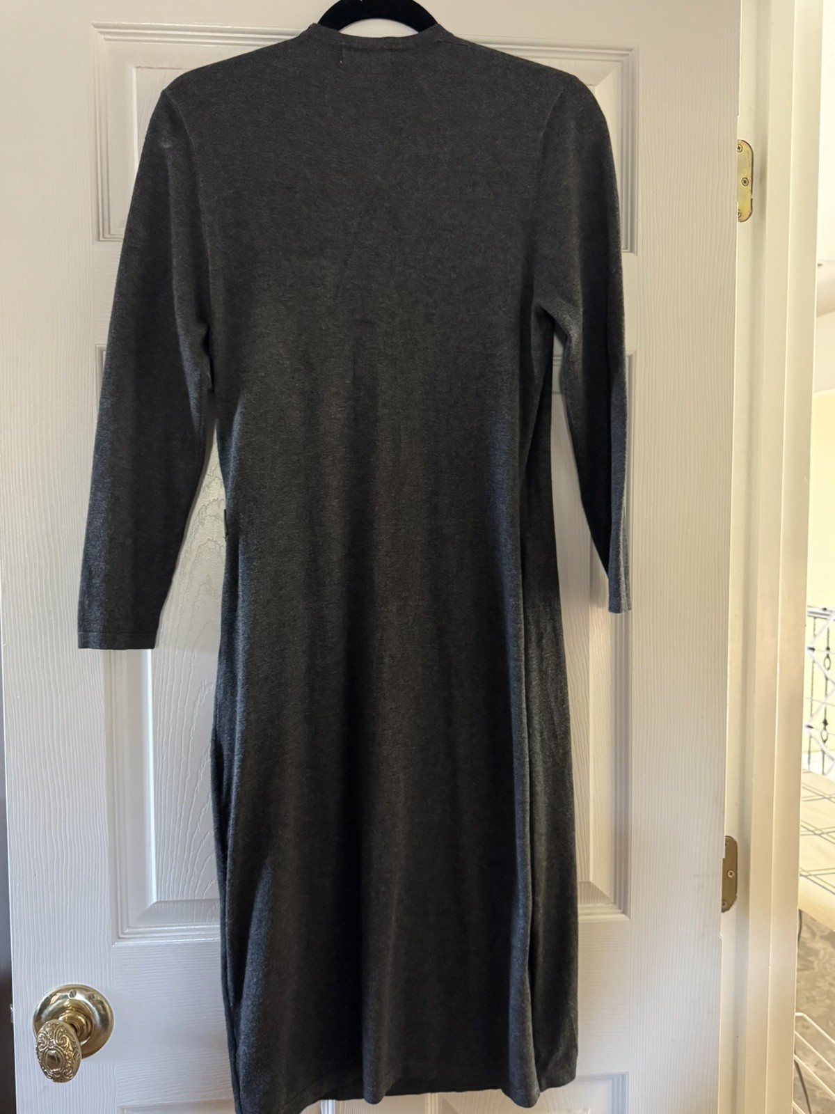 Calvin Klein Long Sleeve Wrap Dress Medium