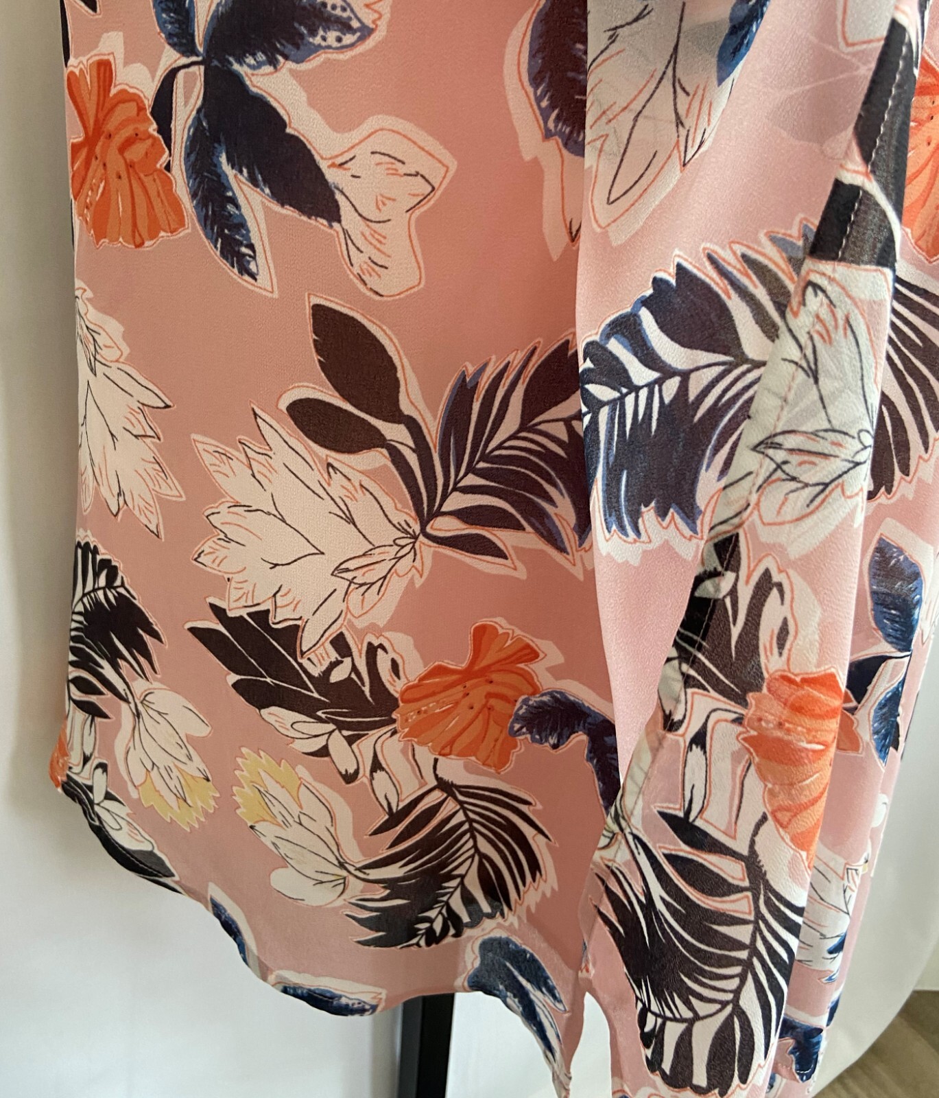 A.N.D EAWY ladies size L floral print dress.
