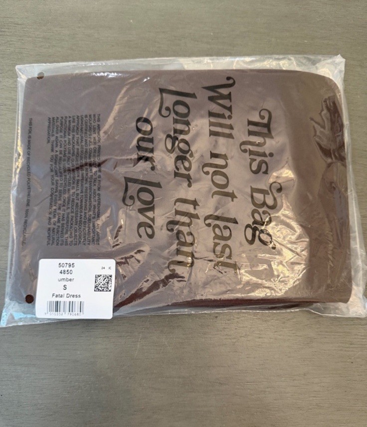 $275 Wolford Fatal Stretch Velvety Umber Brown Tube Dress / Top / Skirt Seamless